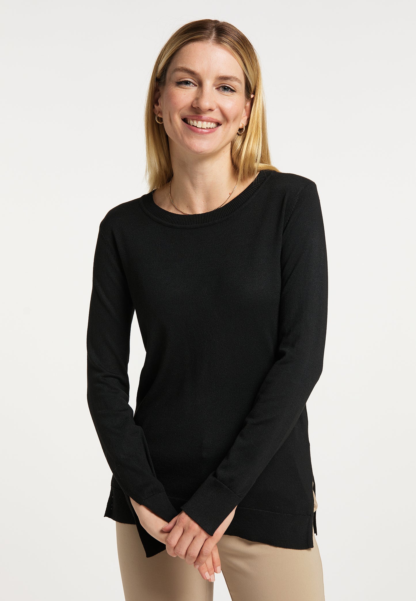 usha Women's Crew Neck Sweater