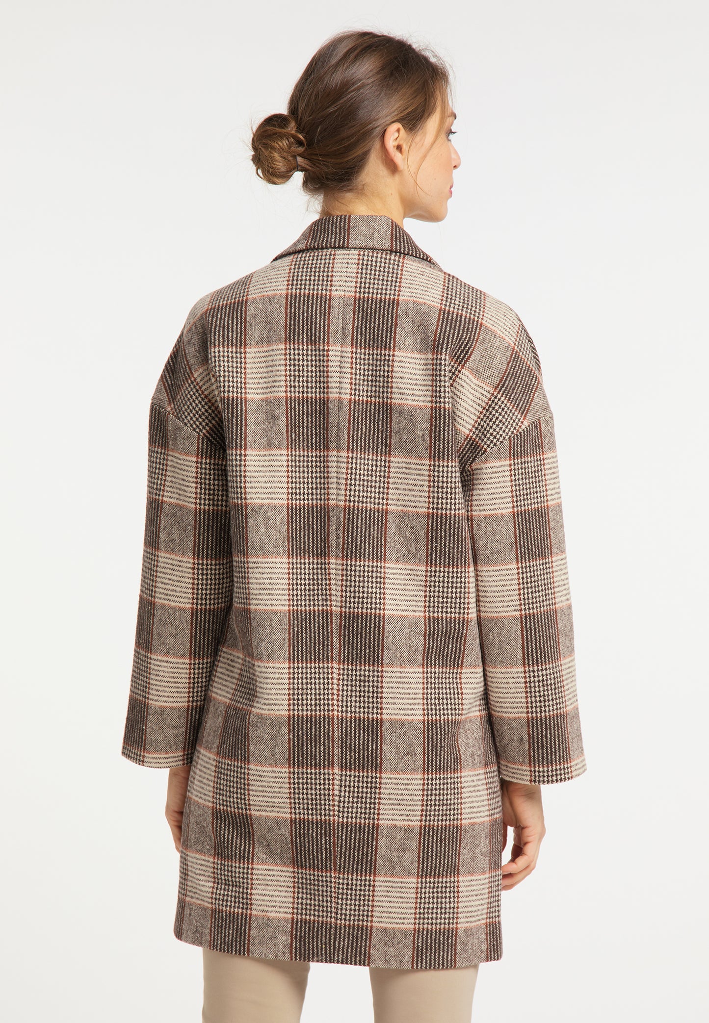 usha BLACK LABEL Women's Encheck Coat