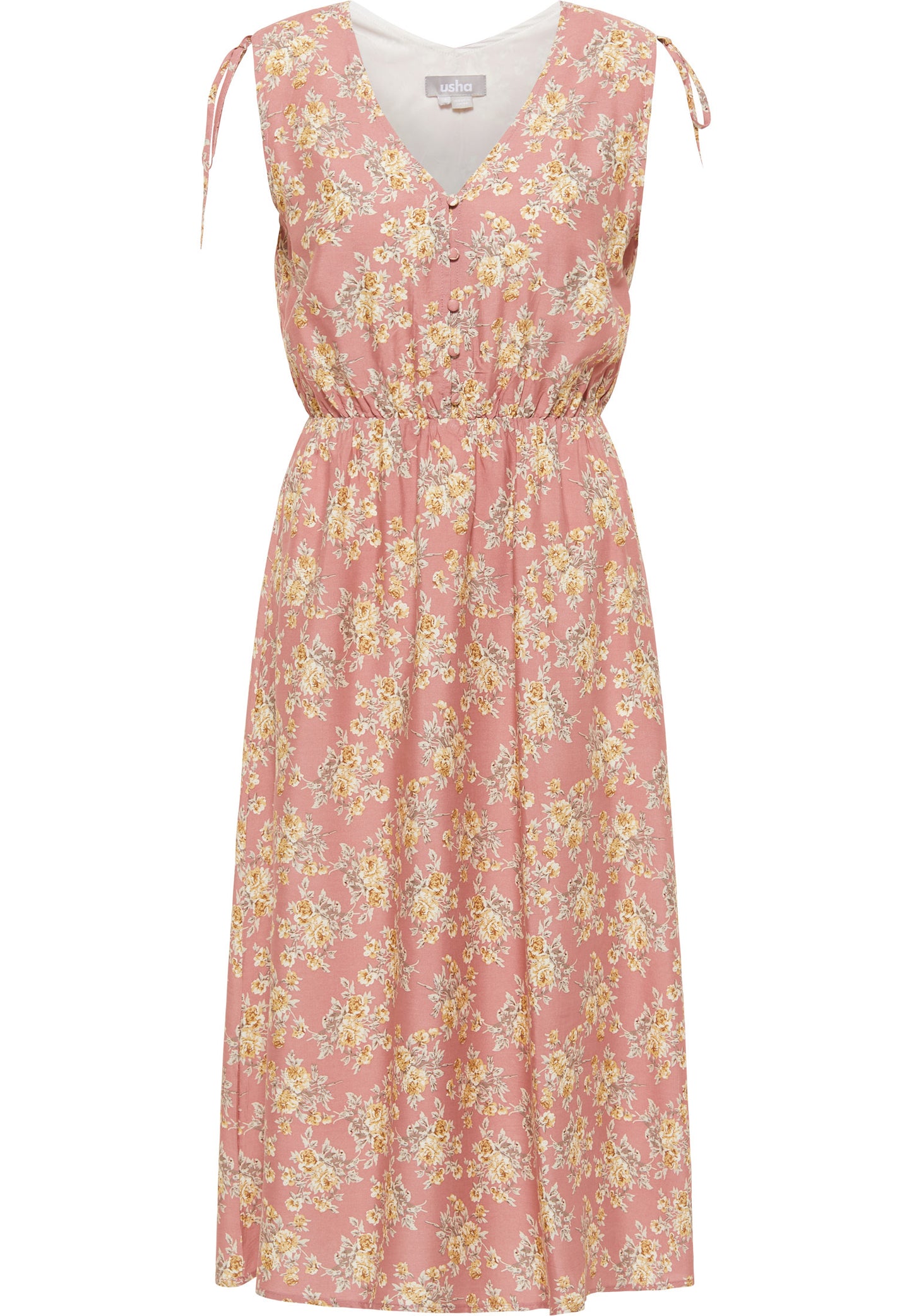 usha Women's Dress With Floral Print