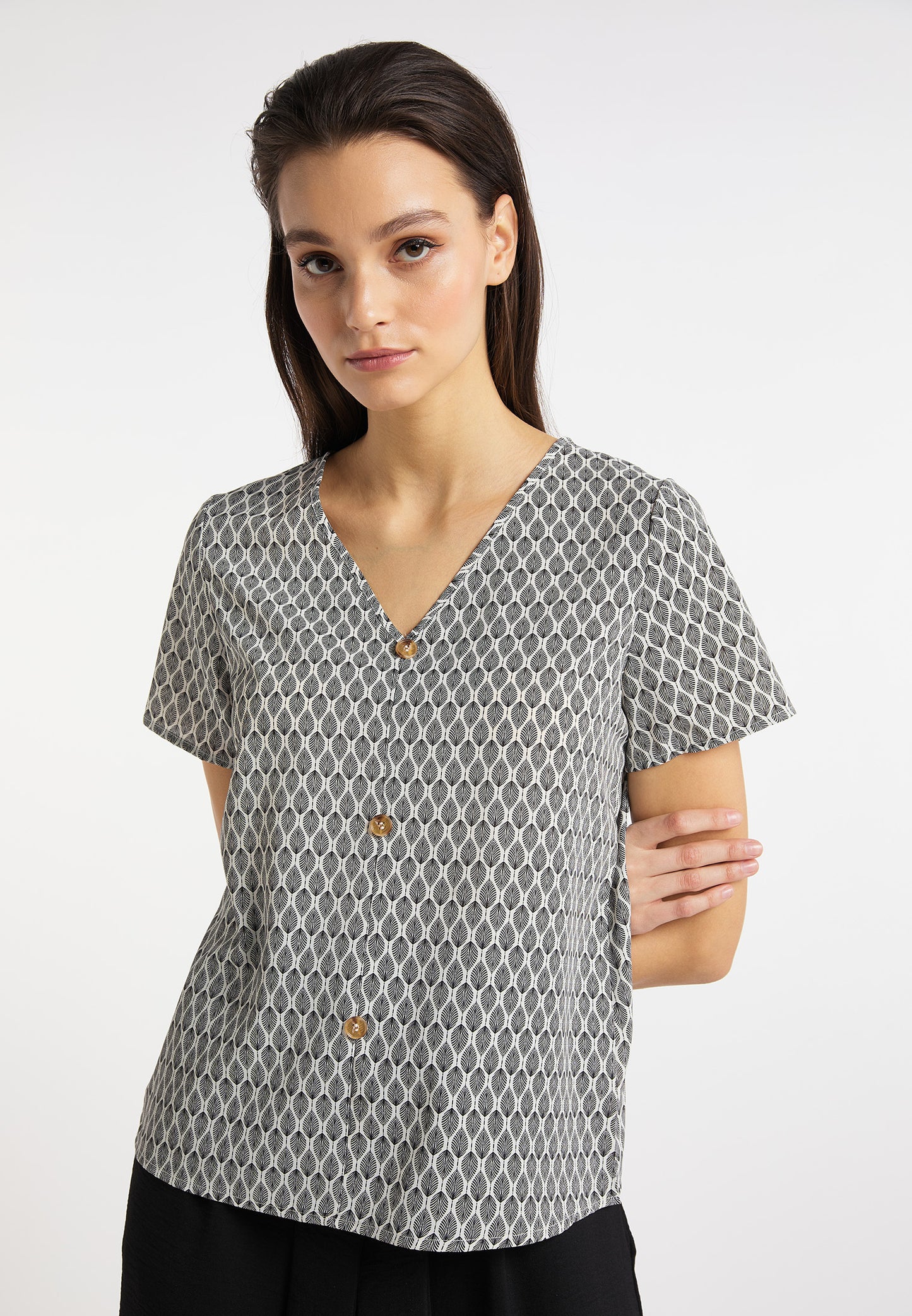 usha WHITE LABEL Women's Blouse Shirt