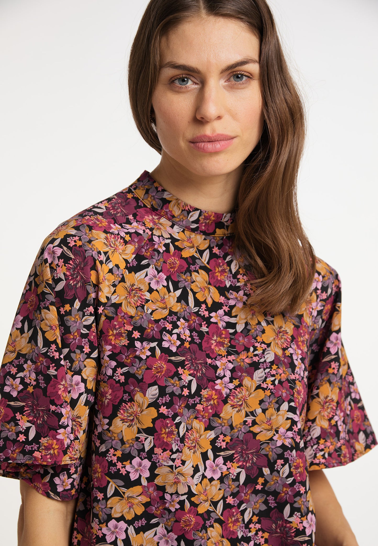 usha Damen Kurzarmbluse