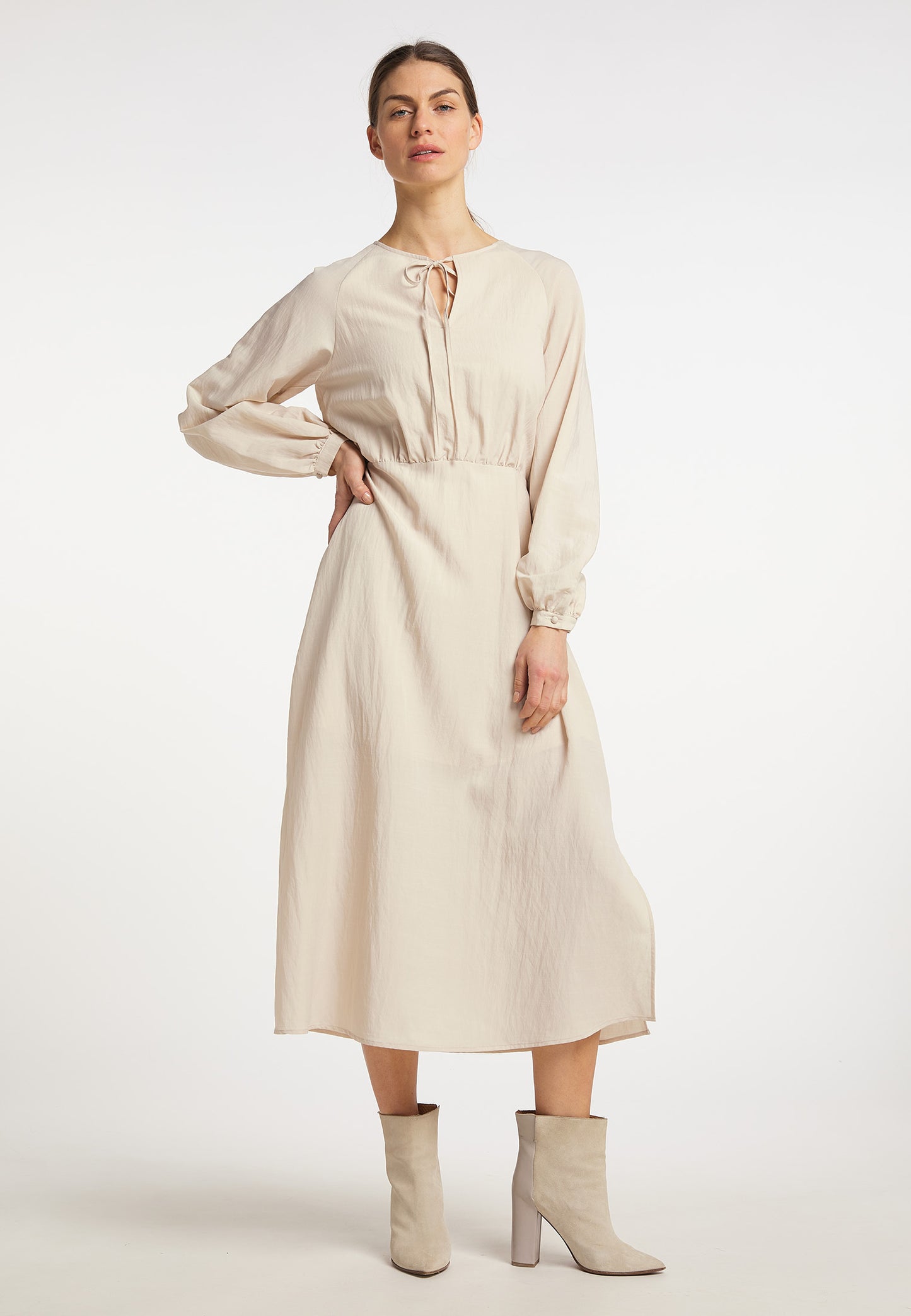usha WHITE LABEL Women's Dress Long Sleeve Maxi