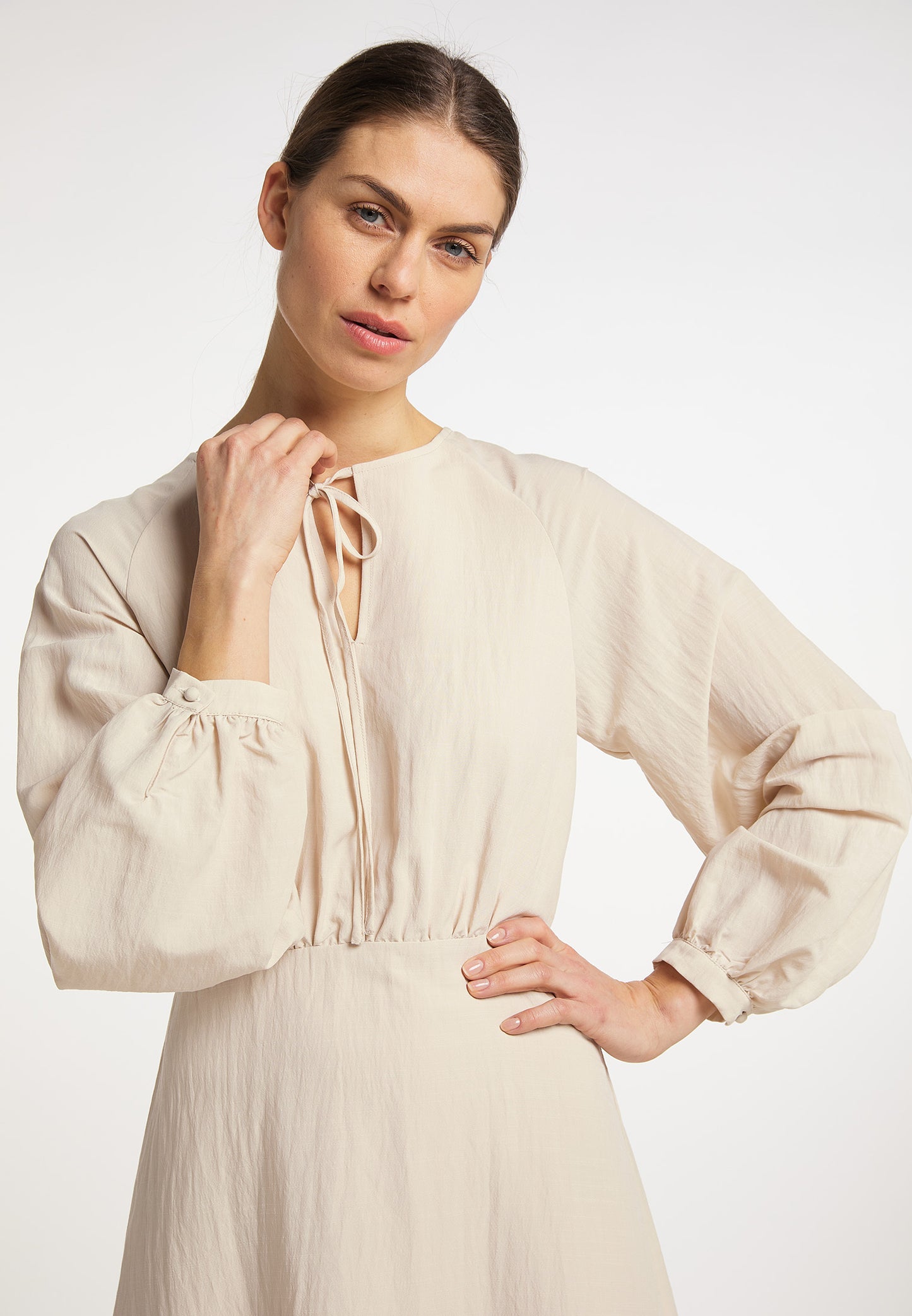 usha WHITE LABEL Women's Dress Long Sleeve Maxi