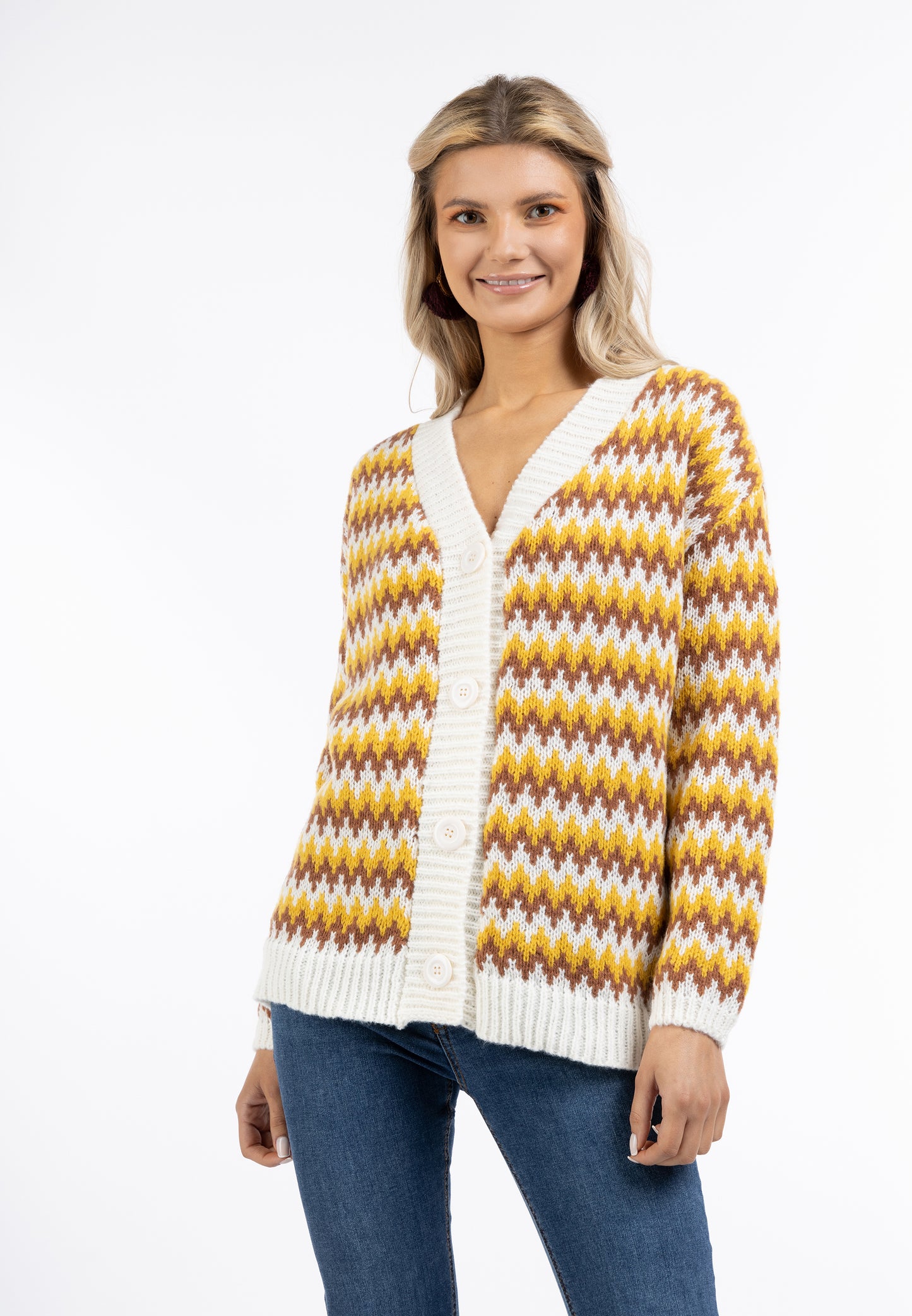 usha FESTIVAL Women's Cardigan With Button