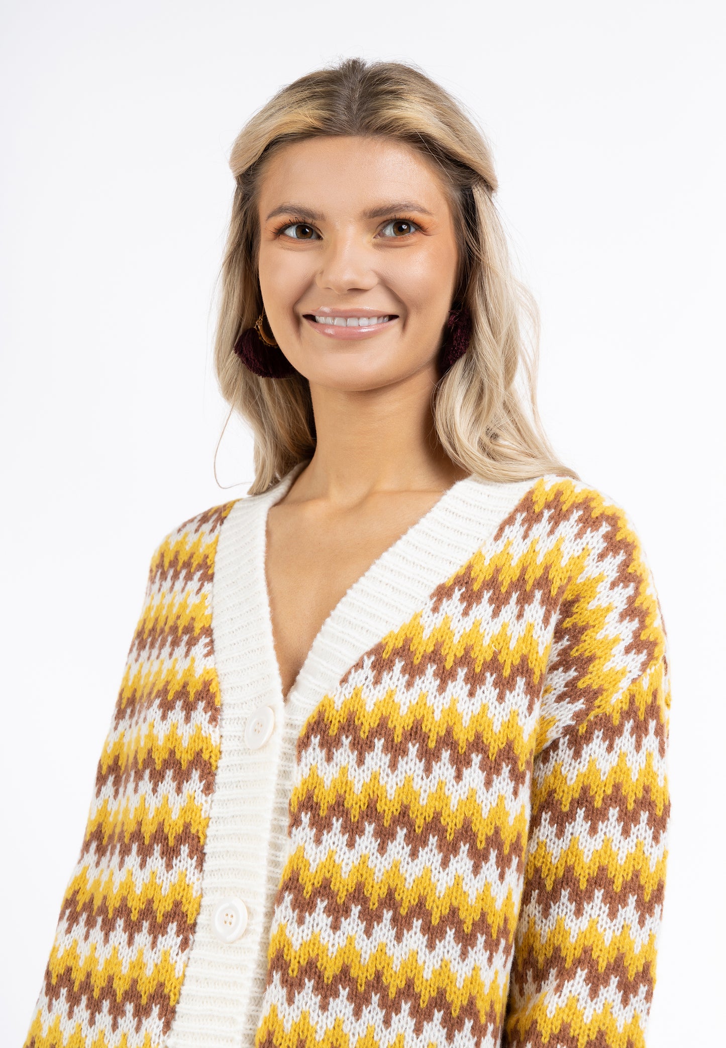 usha FESTIVAL Women's Cardigan With Button