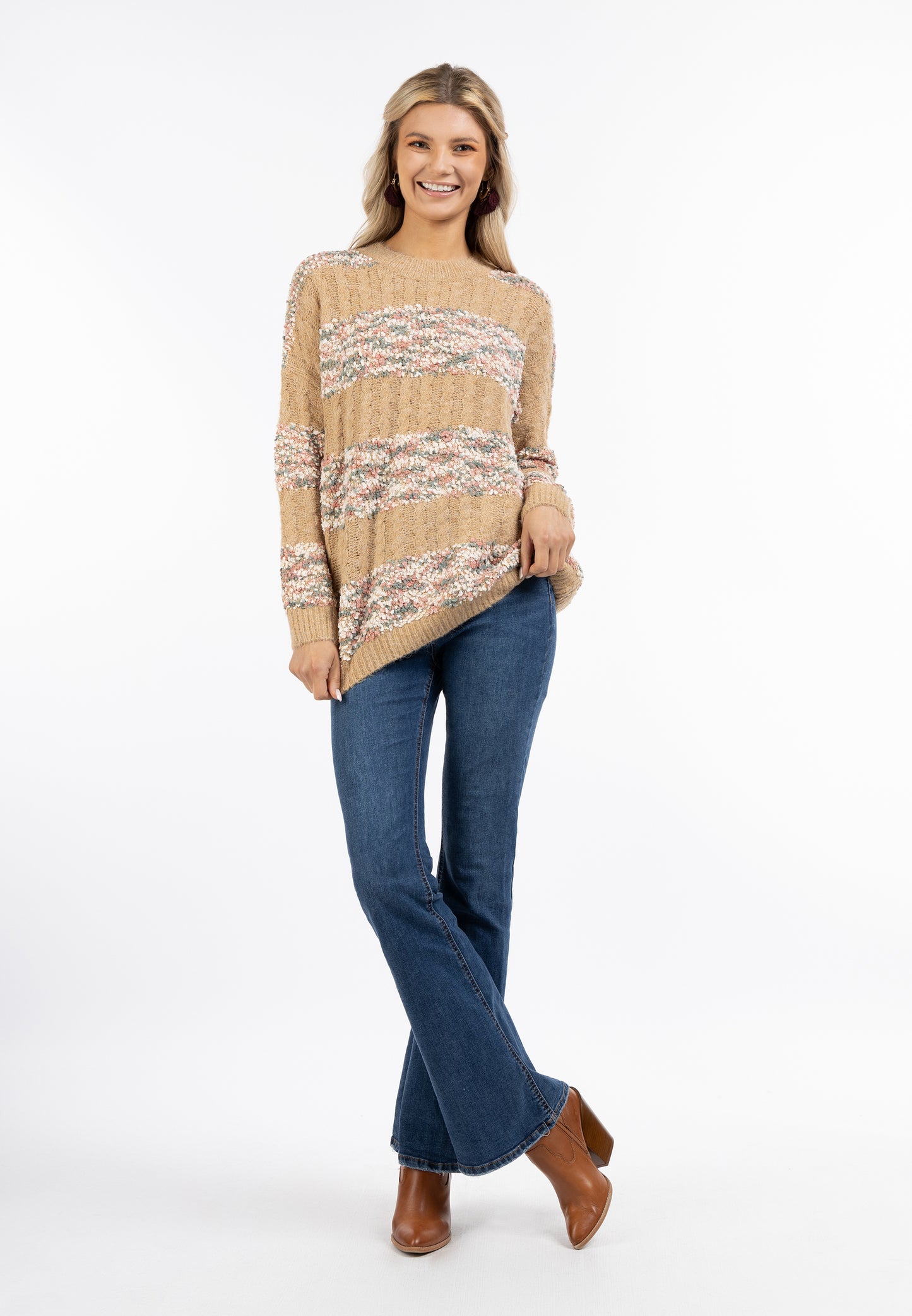 usha FESTIVAL Women's Knit Sweater