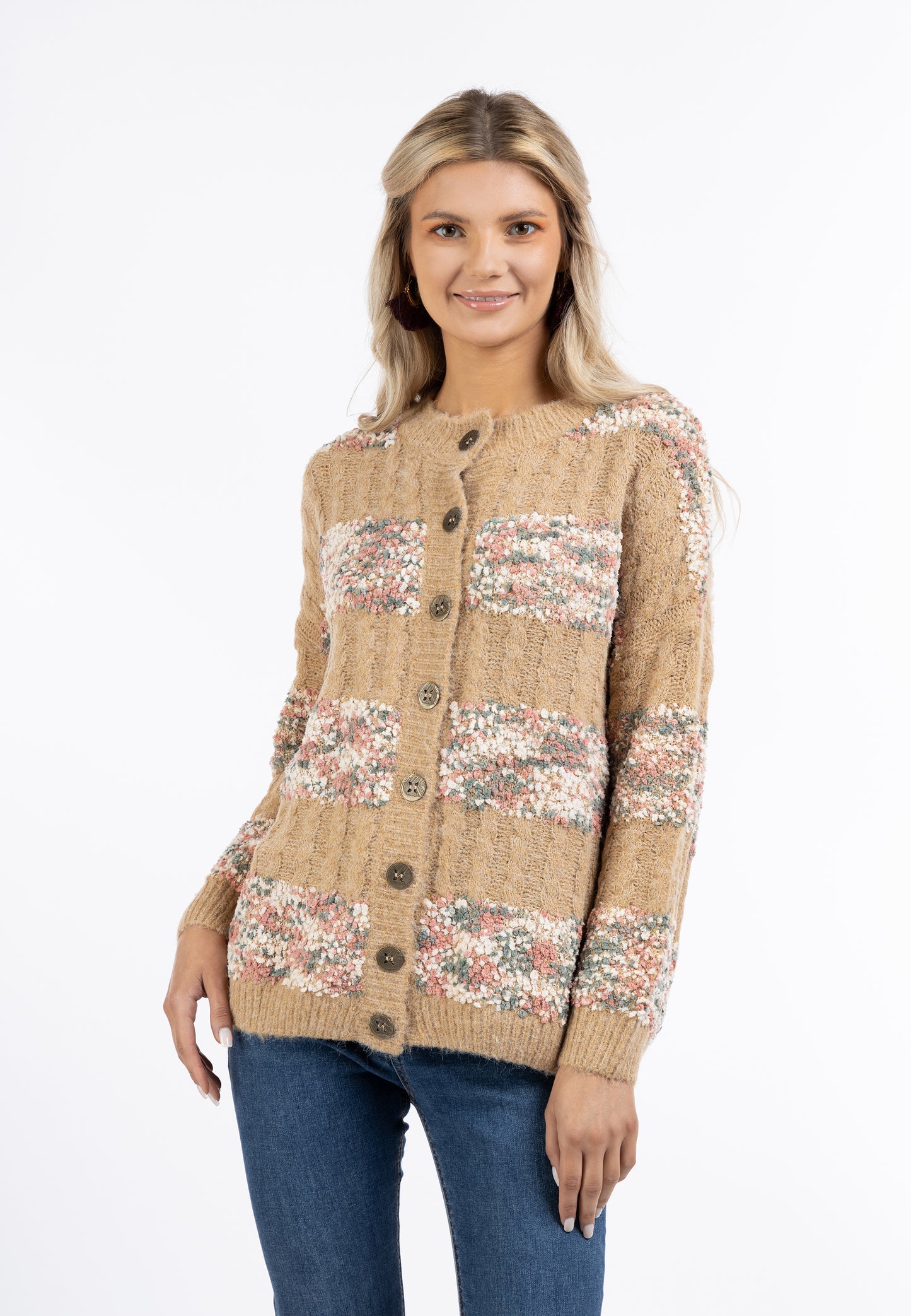 usha FESTIVAL Women's Cardigan With Button