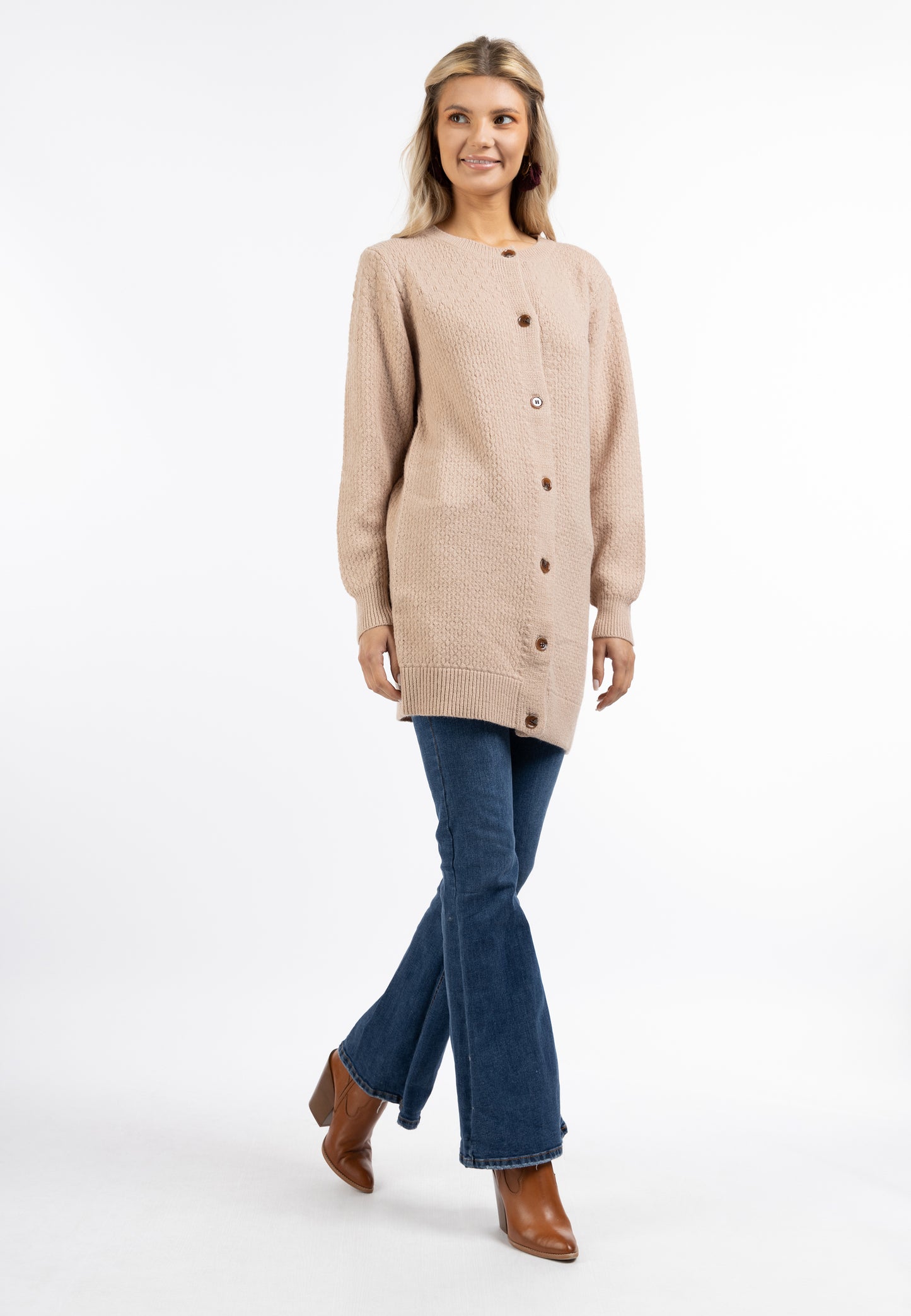 usha FESTIVAL Women's Cardigan With Button