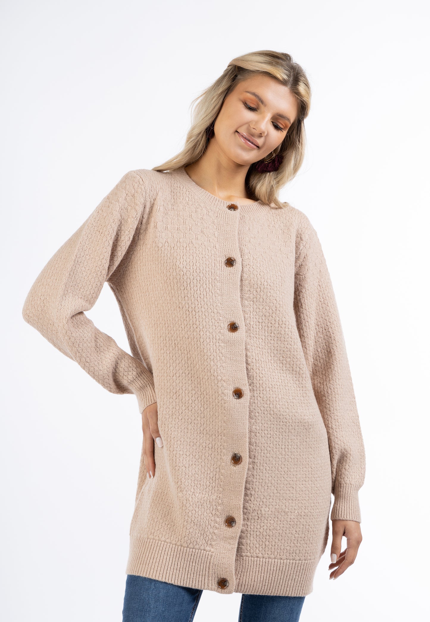 usha FESTIVAL Women's Cardigan With Button