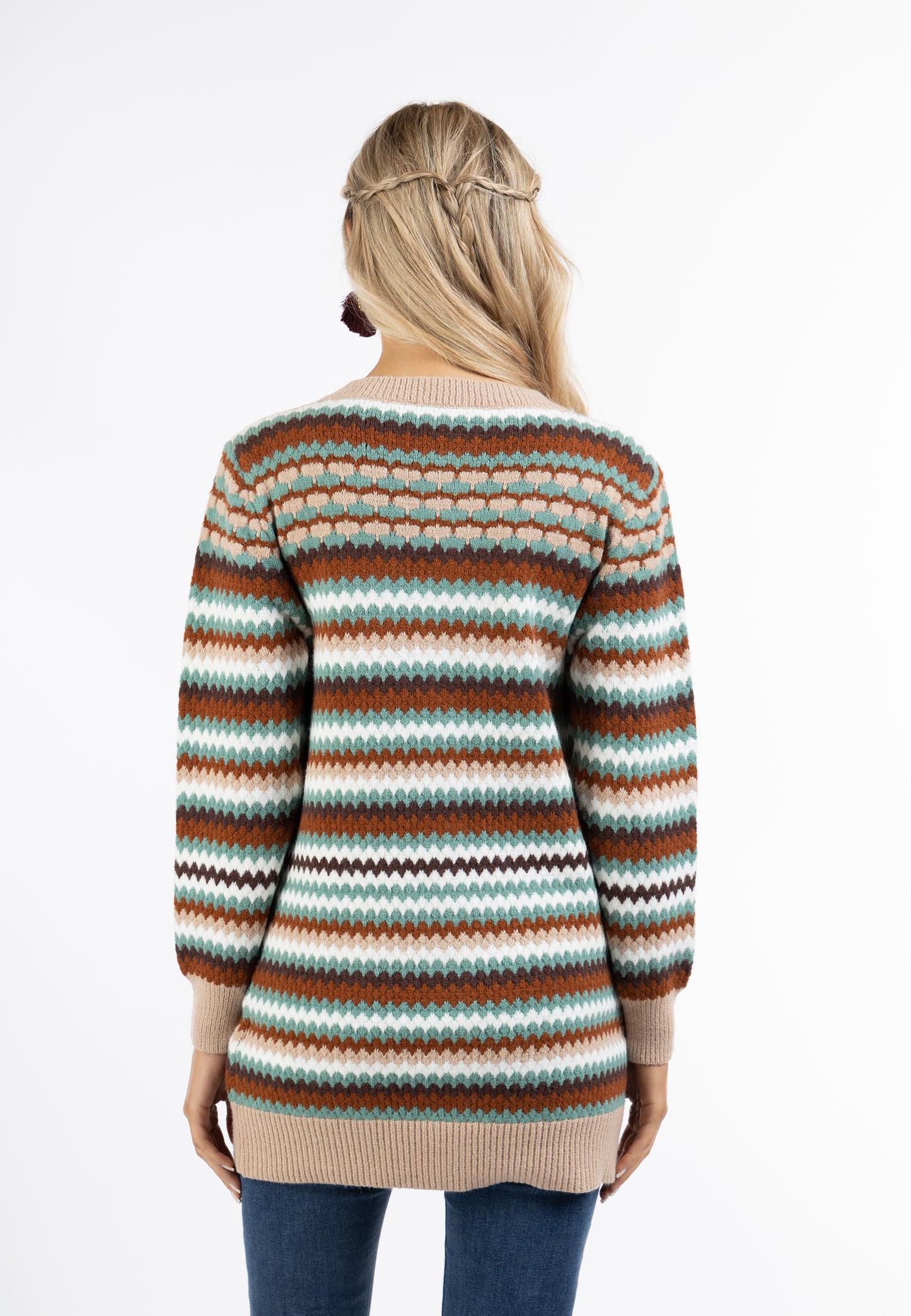 usha FESTIVAL Women's Cardigan With Button