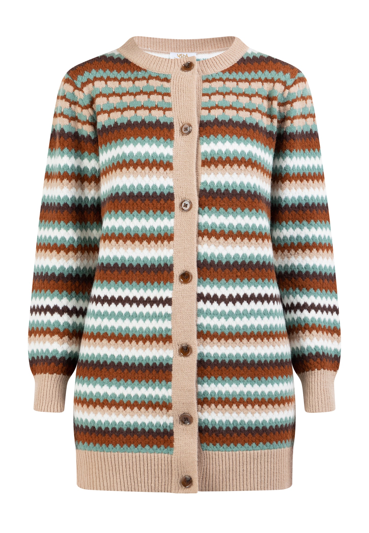 usha FESTIVAL Women's Cardigan With Button