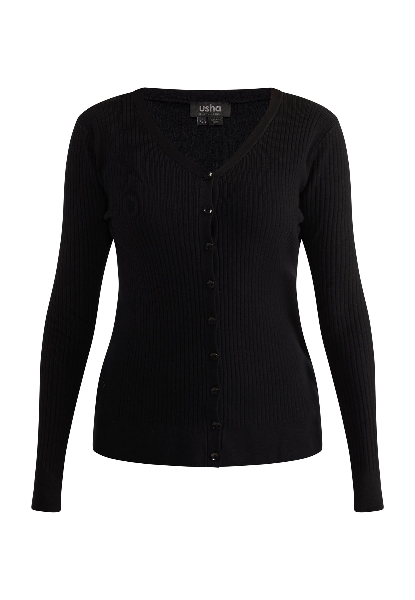 usha BLACK LABEL Women's Cardigan With Button