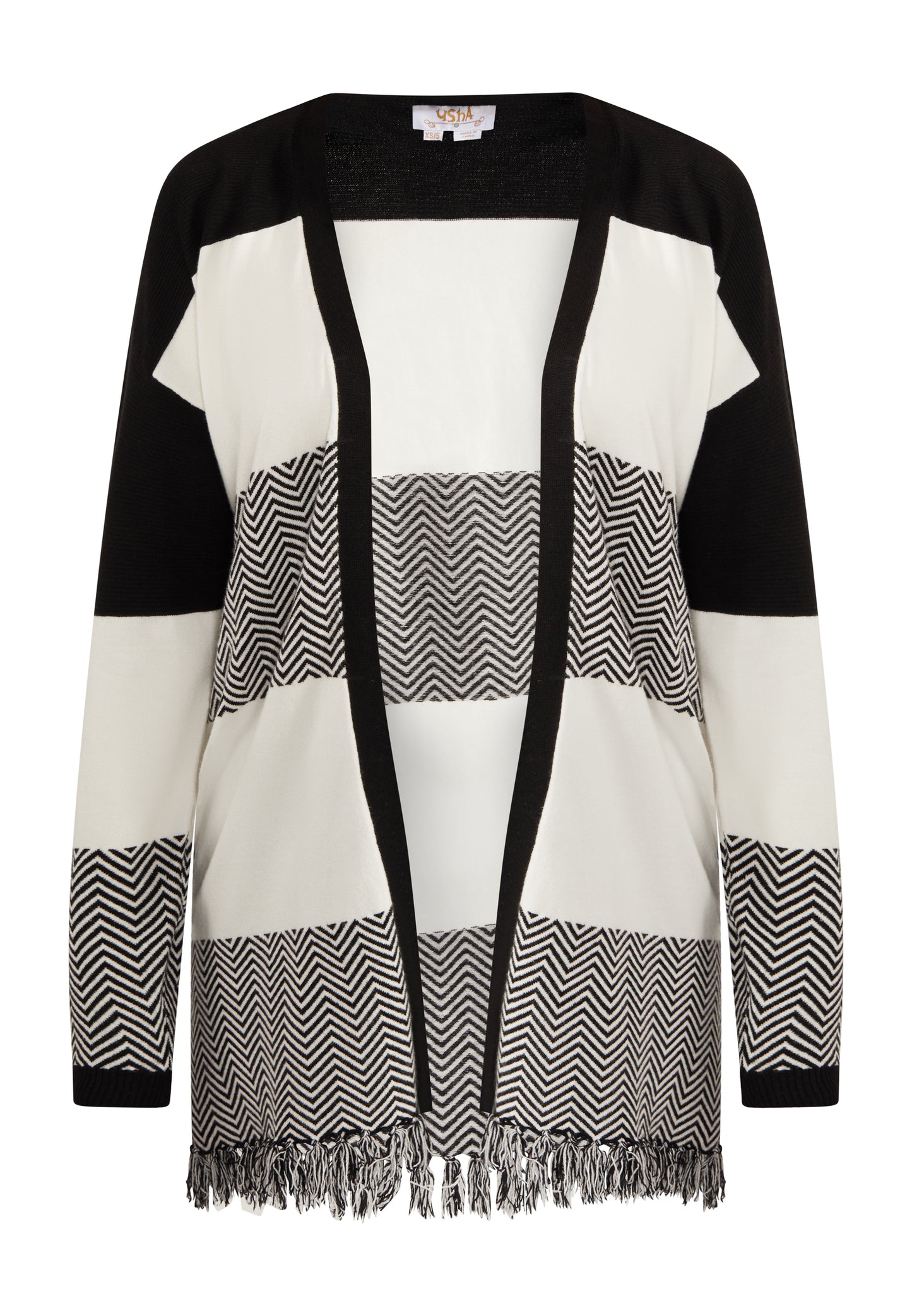 usha FESTIVAL Women's Open Knit Cardigan