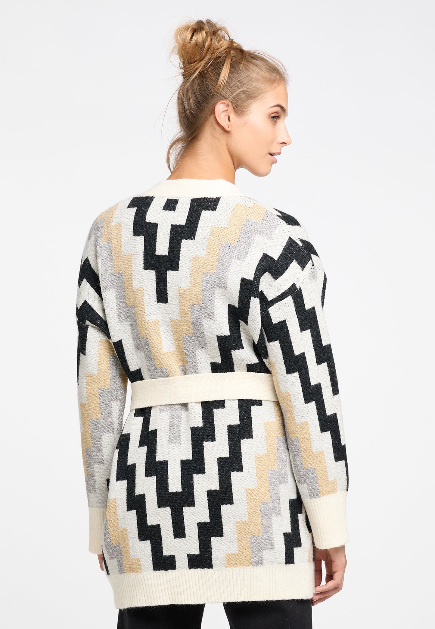 usha FESTIVAL Women's Open Knit Cardigan