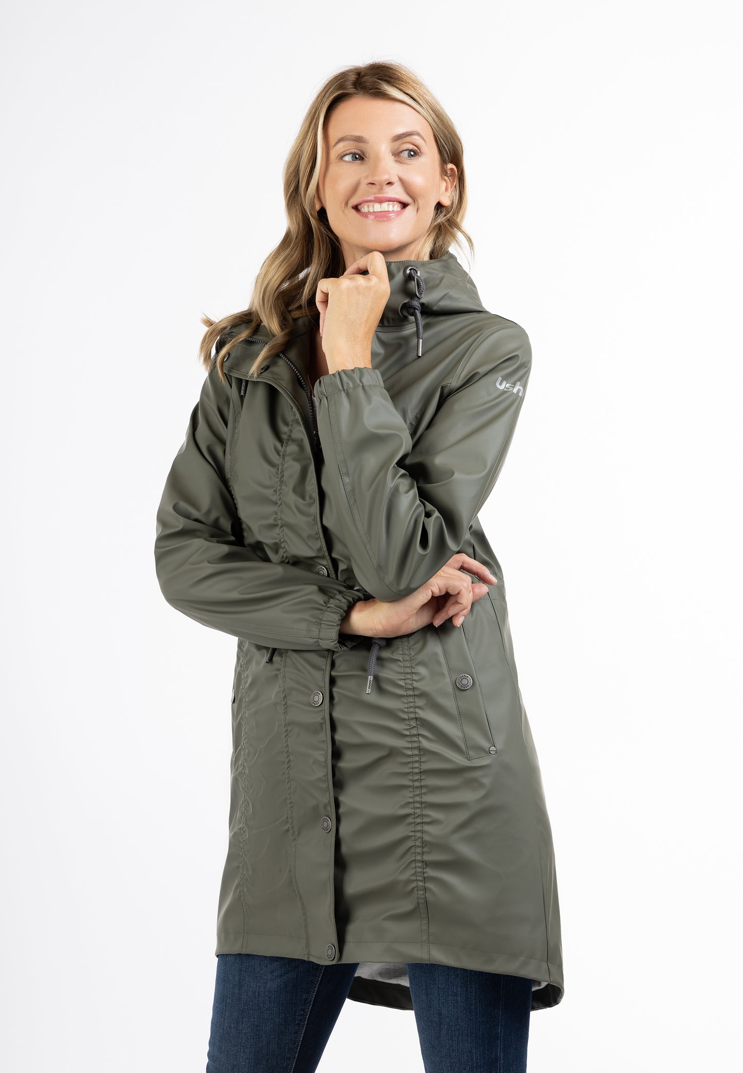 usha Damen Regenmantel