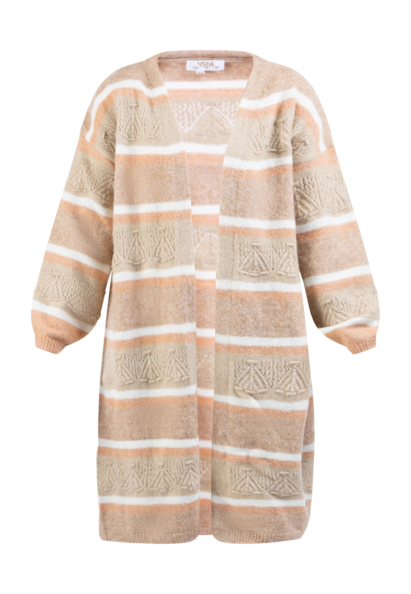 usha FESTIVAL Women's Knit Long Cardigan