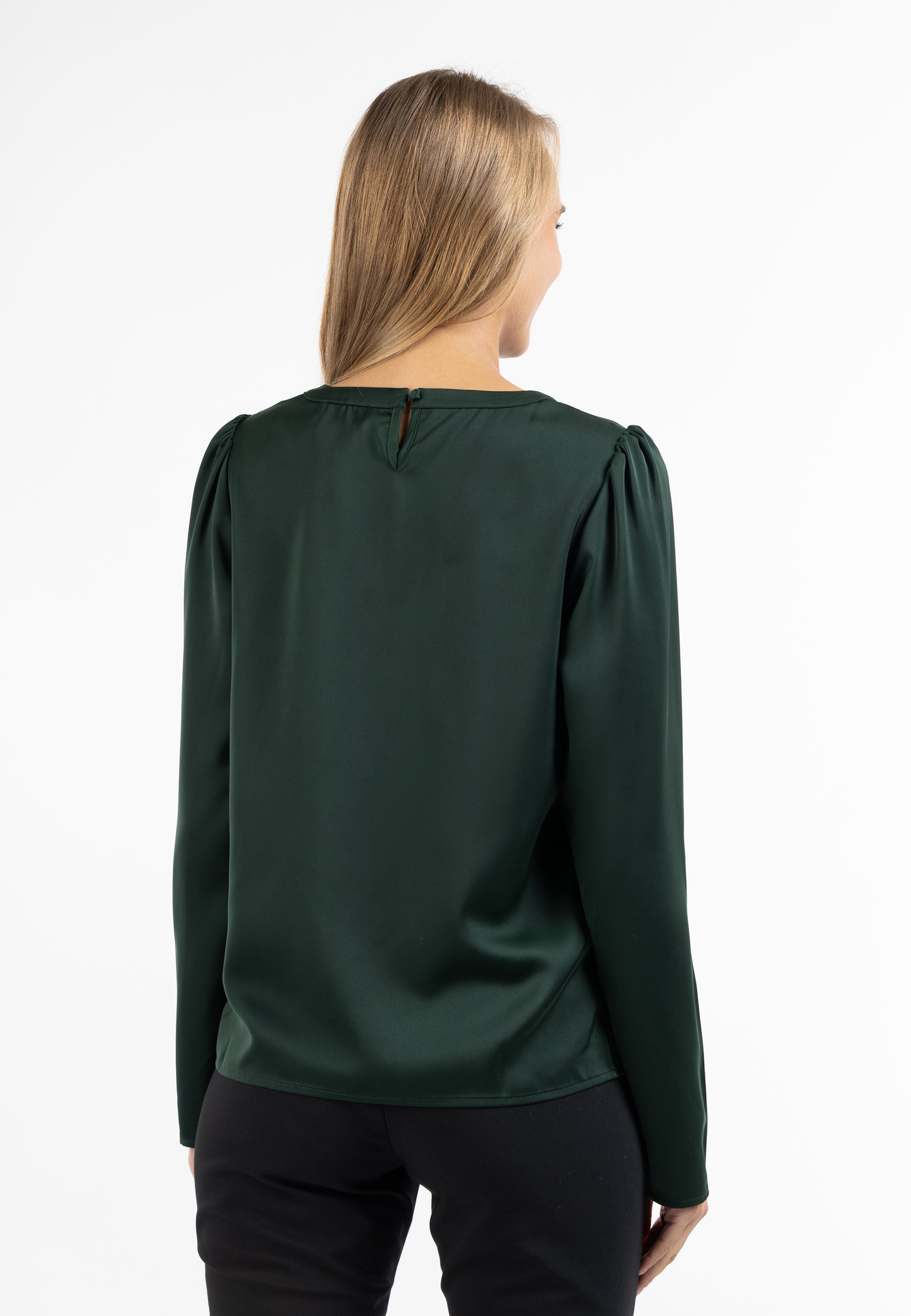 usha BLACK LABEL Women's Long Sleeve Blouse