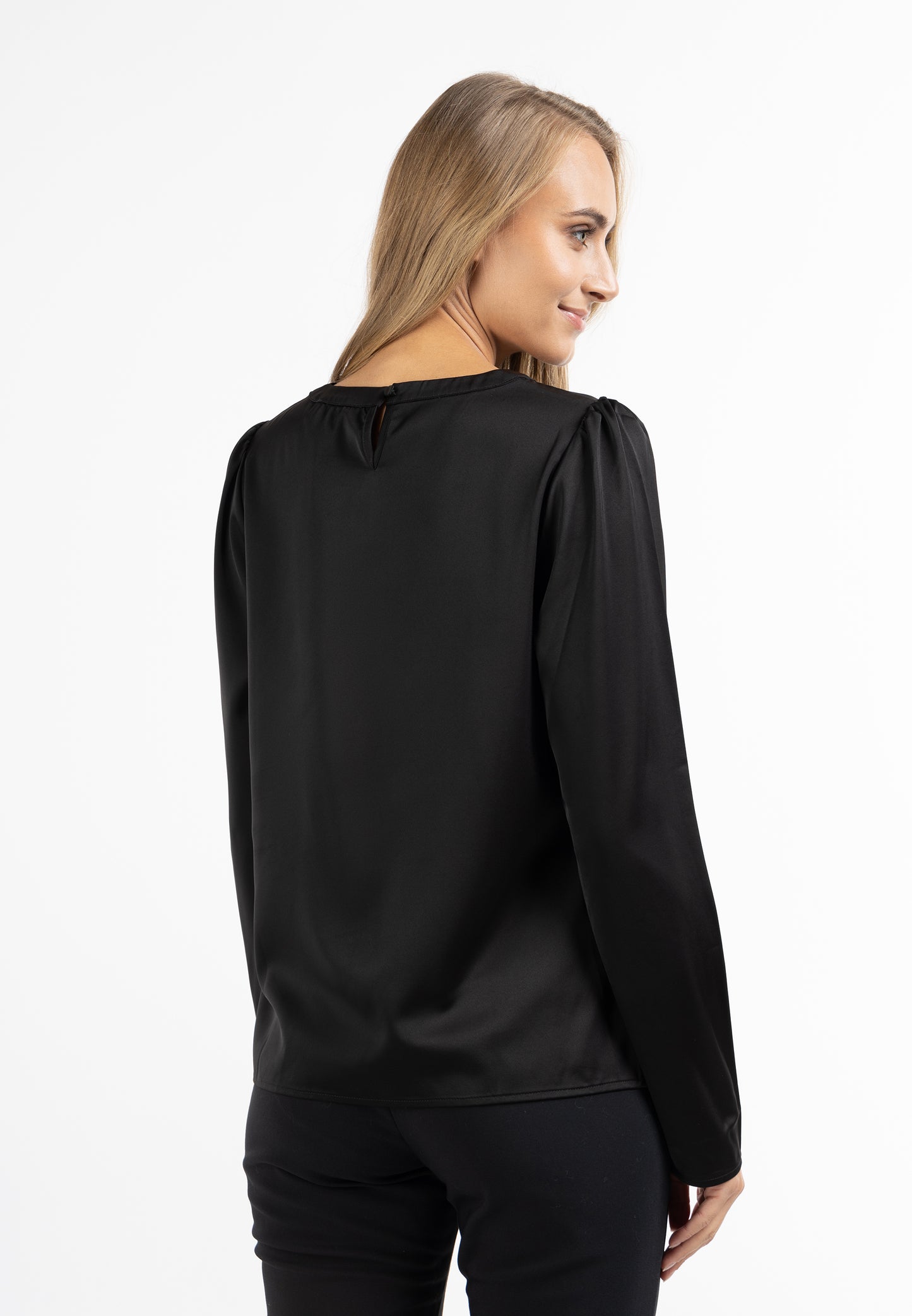 usha BLACK LABEL Women's Long Sleeve Blouse