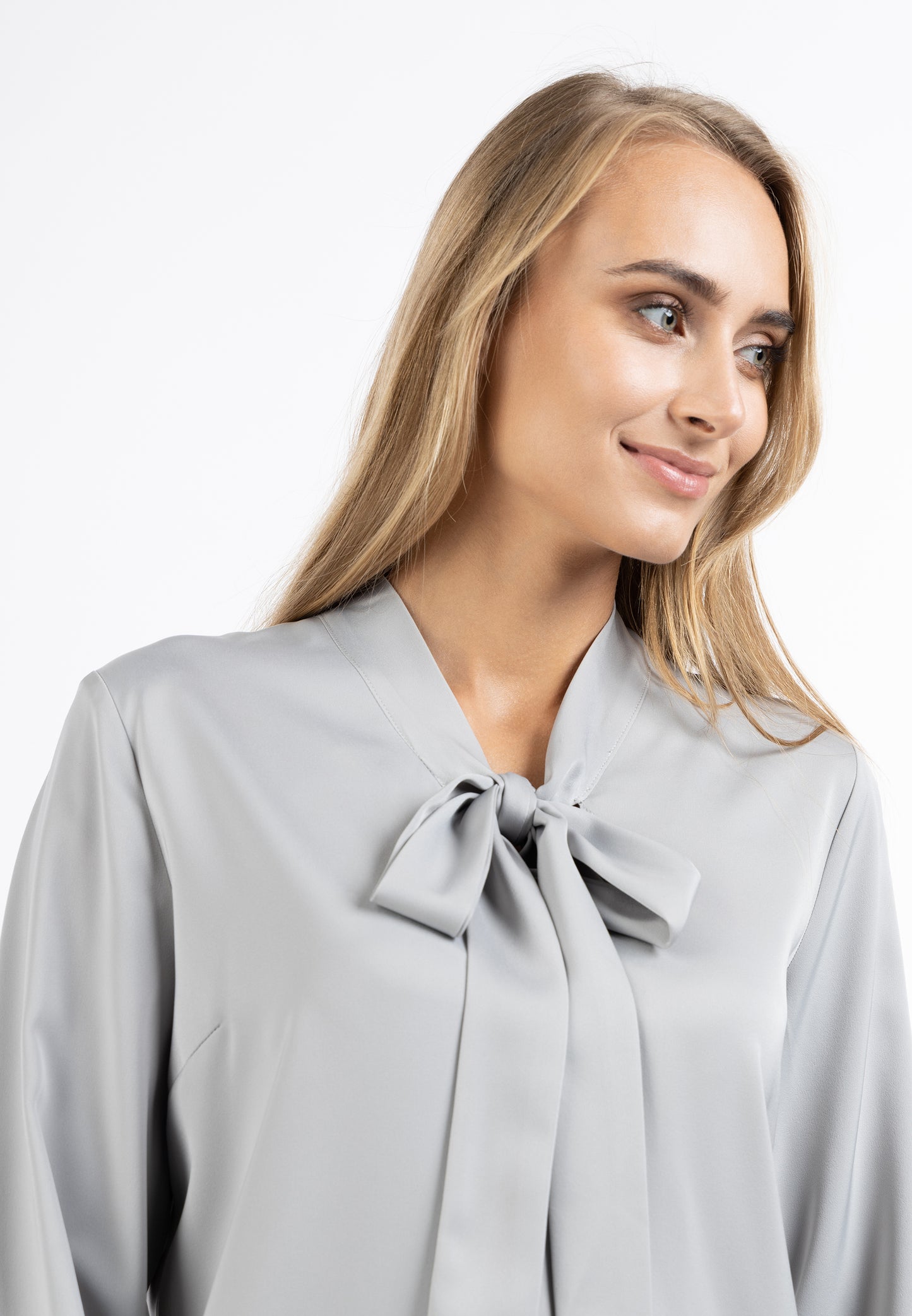 usha BLACK LABEL Women's Tie Neck Blouse