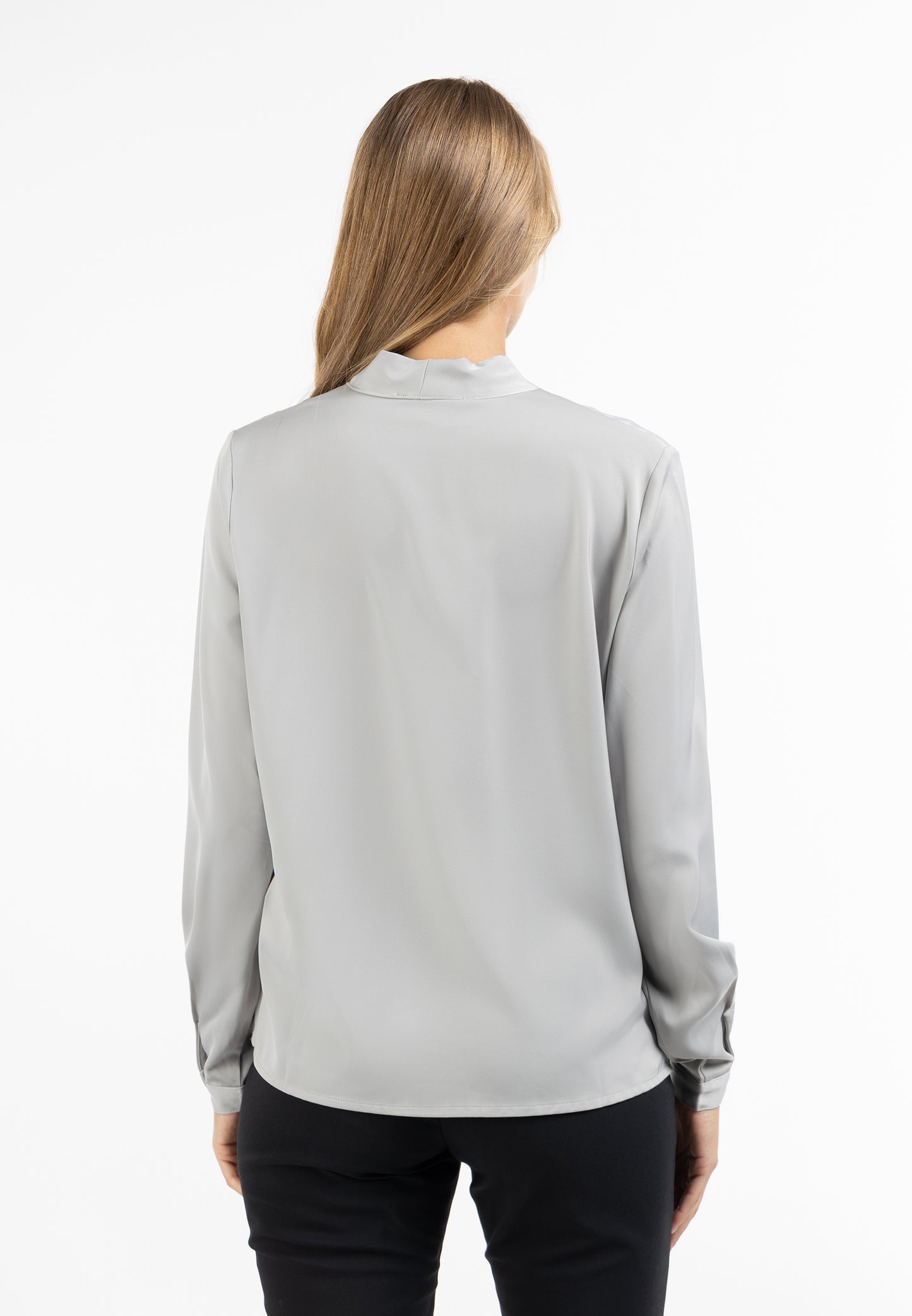usha BLACK LABEL Women's Tie Neck Blouse