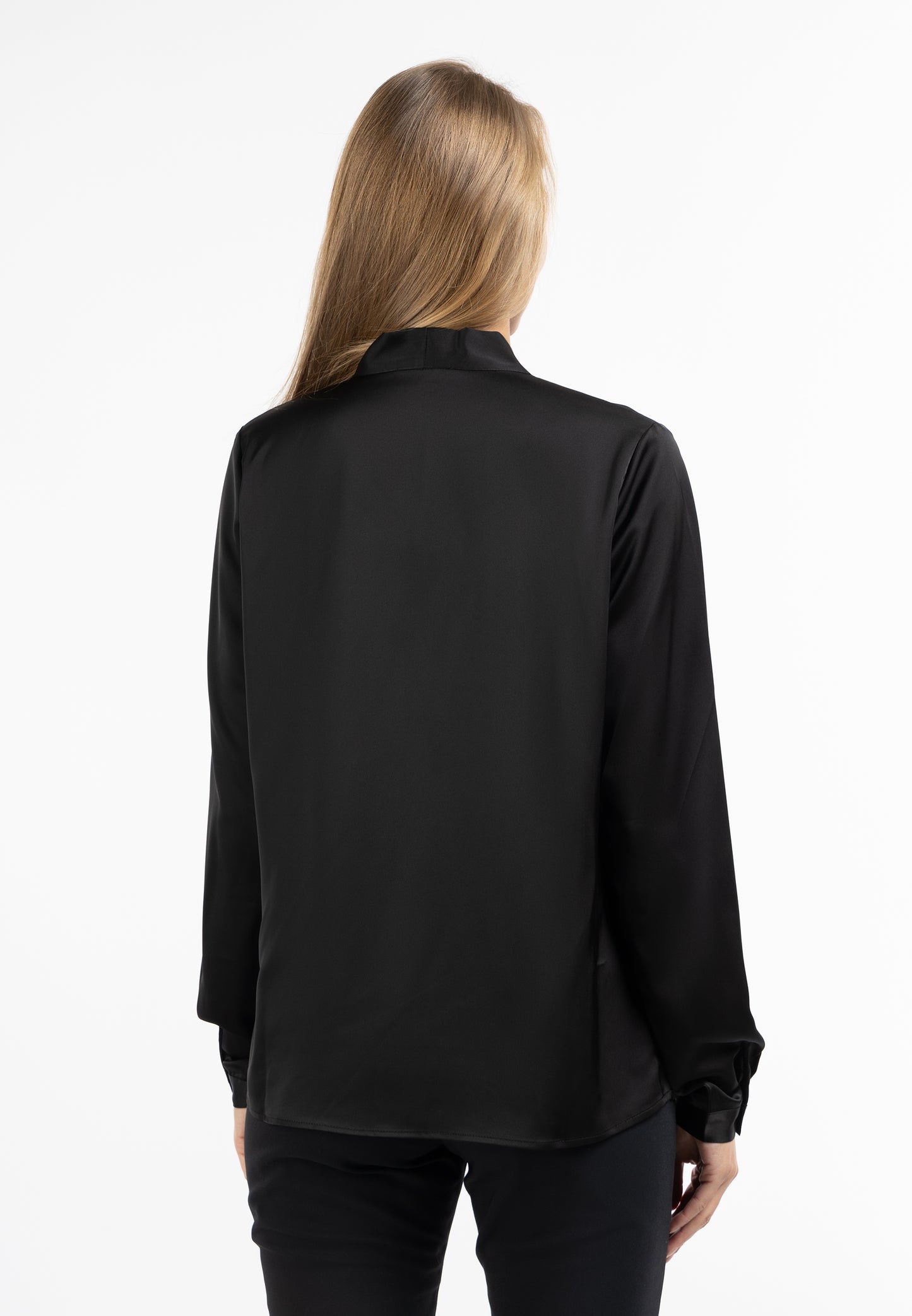 usha BLACK LABEL Women's Tie Neck Blouse