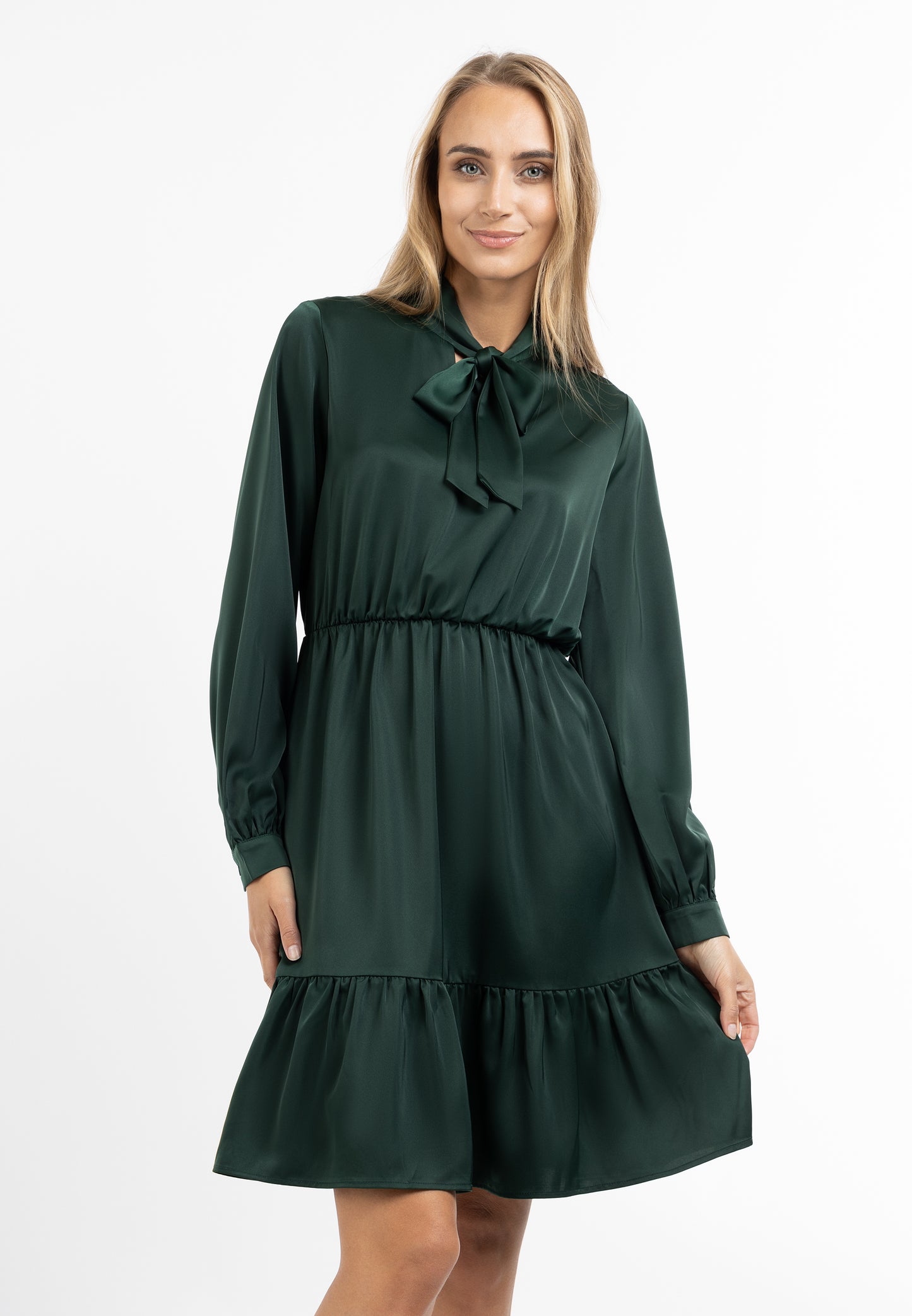 usha BLACK LABEL Women's Long Sleeve Dress