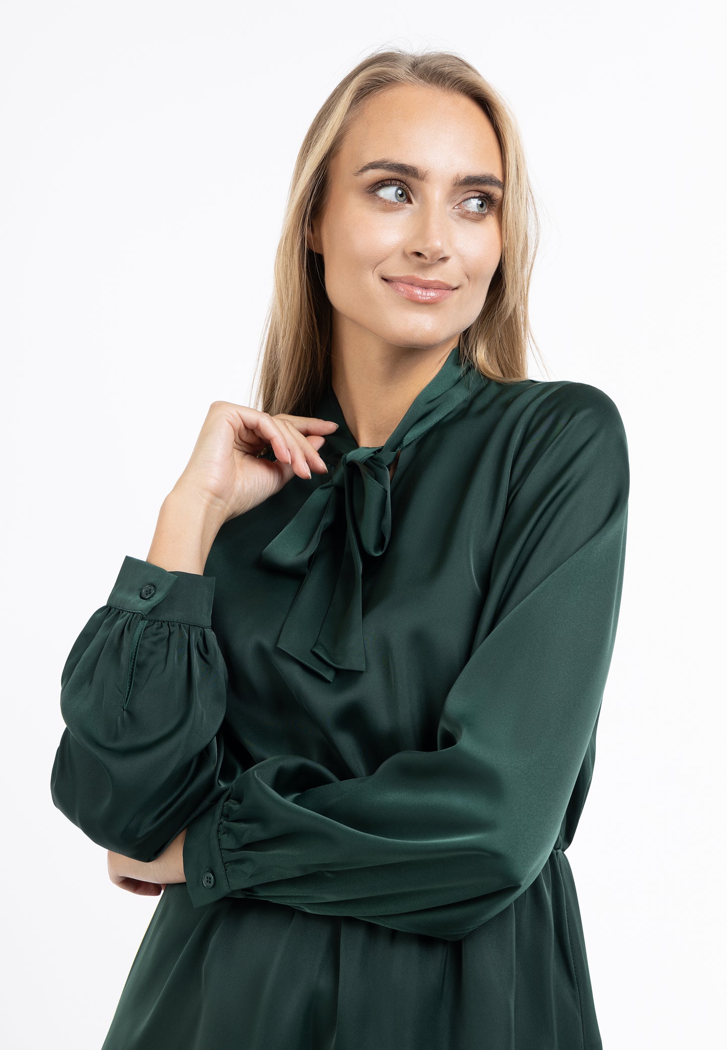 usha BLACK LABEL Women's Long Sleeve Dress