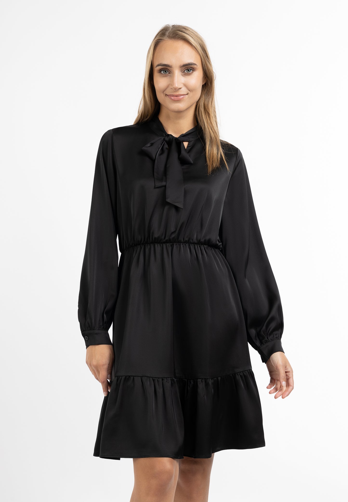 usha BLACK LABEL Women's Long Sleeve Dress