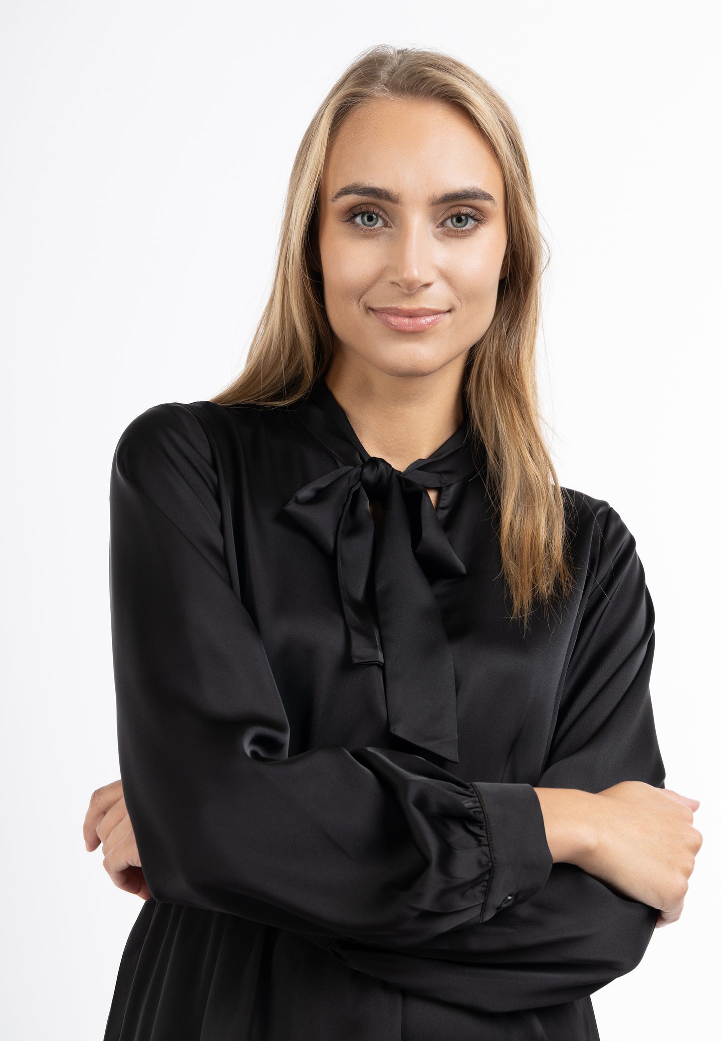 usha BLACK LABEL Women's Long Sleeve Dress