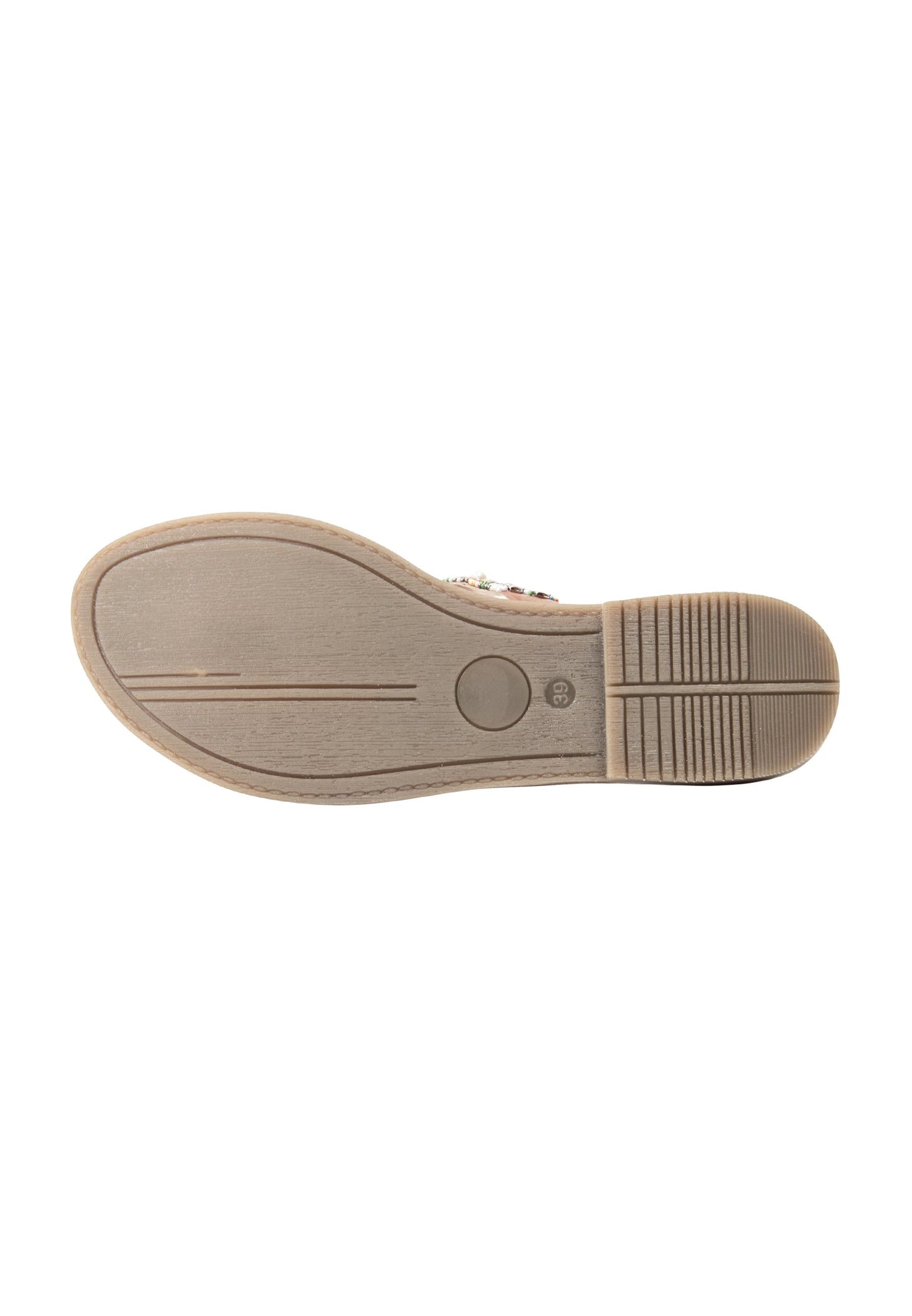 usha FESTIVAL Women's Sandal With Pearl Embroidery