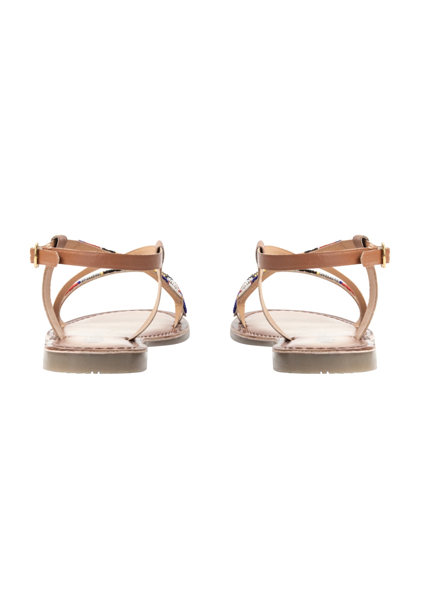 usha FESTIVAL Women's Beaded Sandals