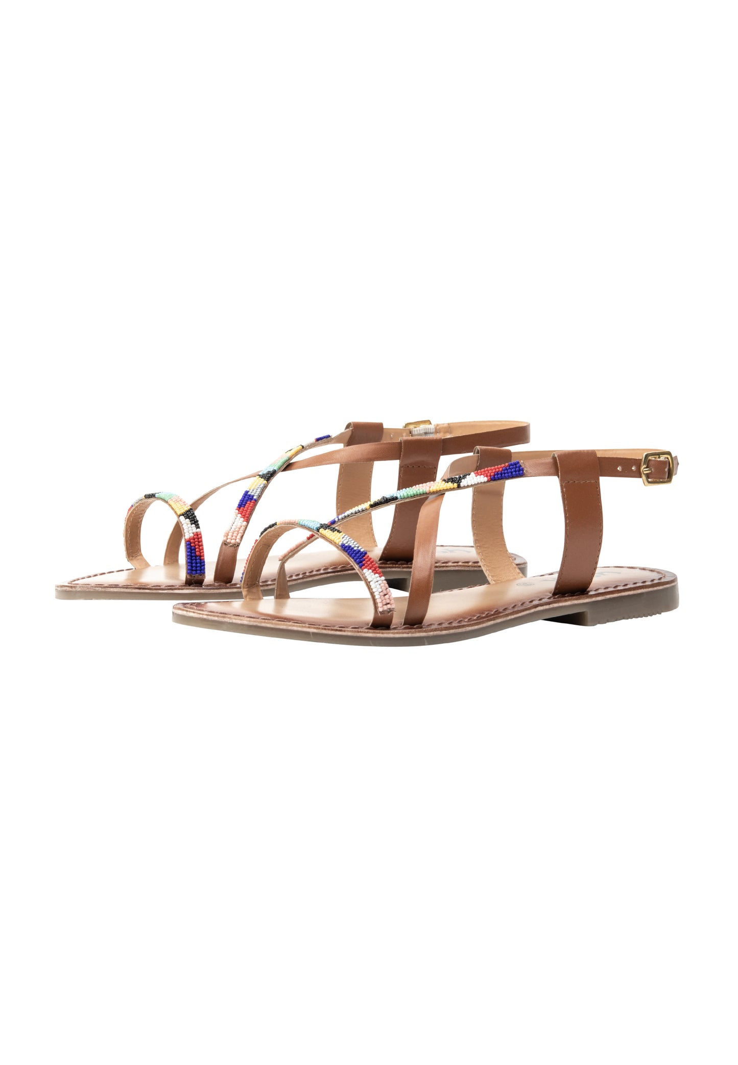 usha FESTIVAL Women's Beaded Sandals