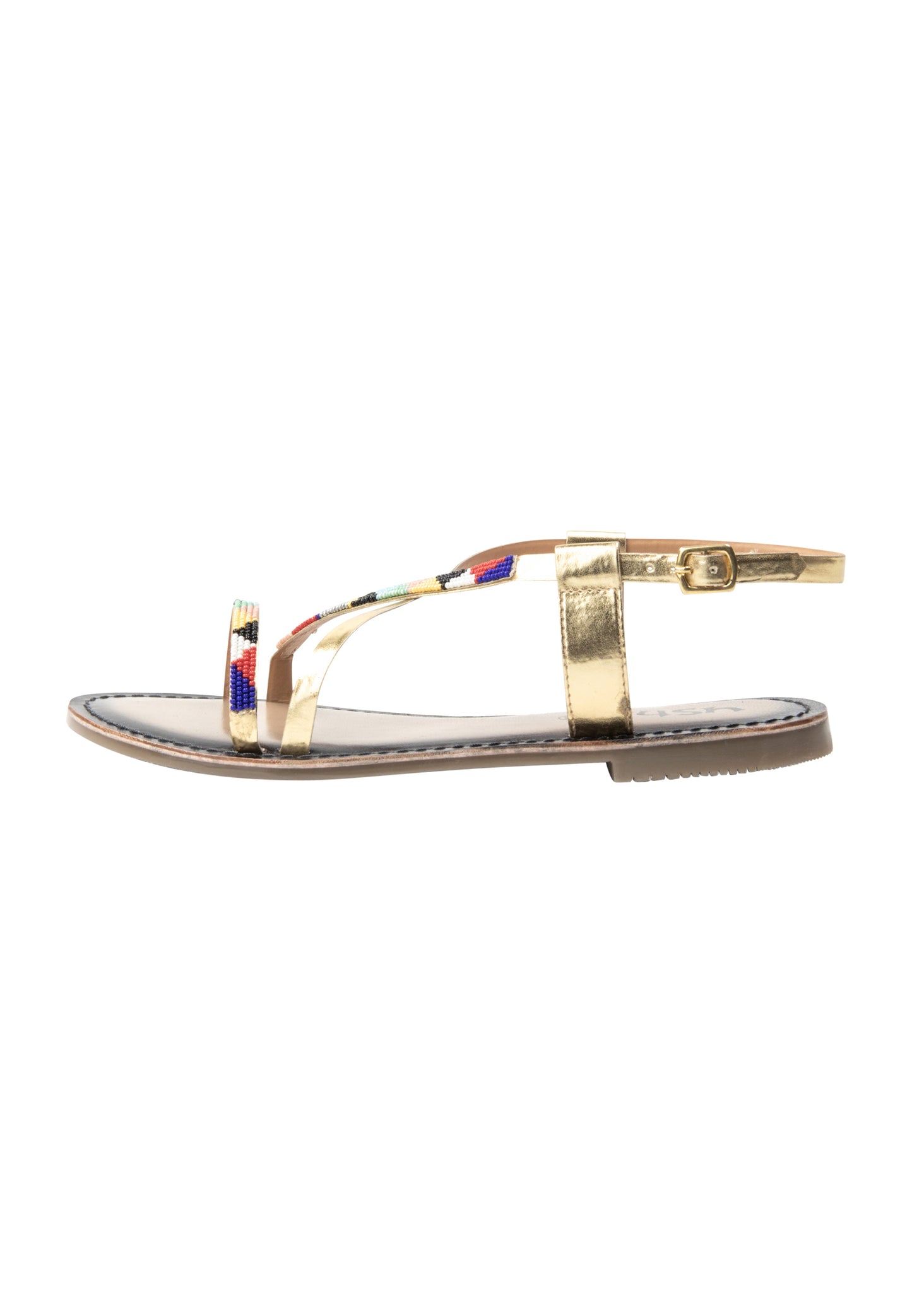 usha FESTIVAL Women's Beaded Sandals