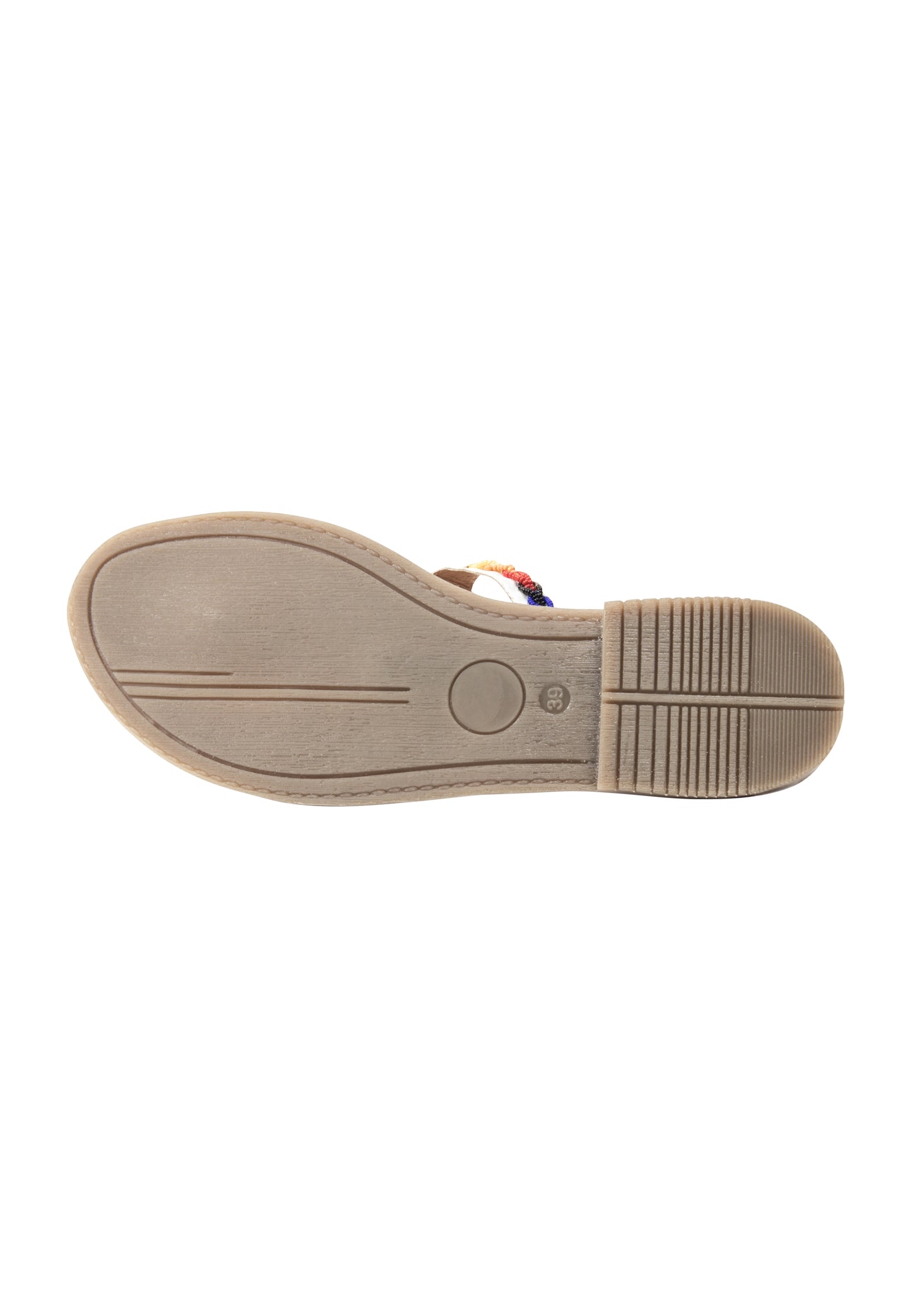 usha FESTIVAL Women's Beaded Sandals