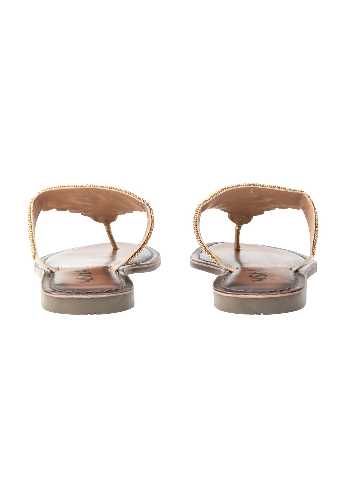 usha FESTIVAL Women's Beaded Sandals