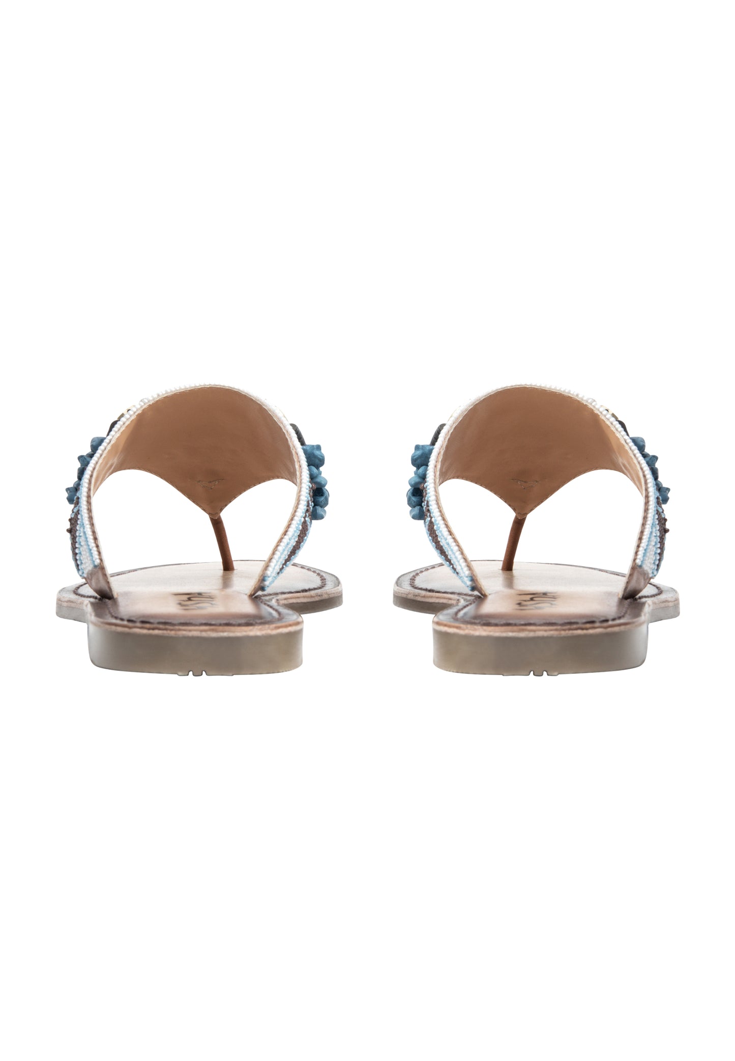 usha FESTIVAL Women's Beaded Sandals