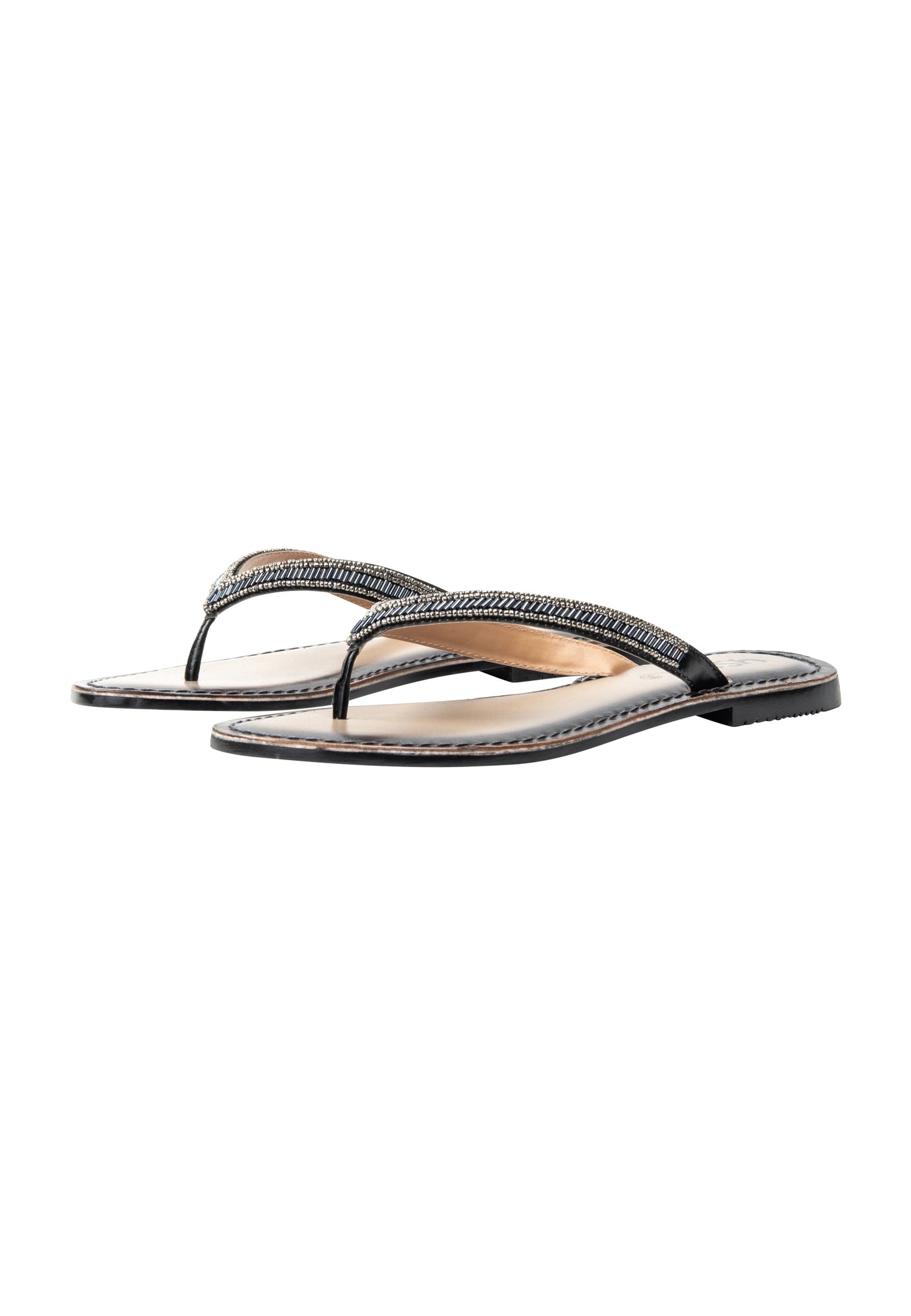 usha FESTIVAL Women's Beaded Sandals