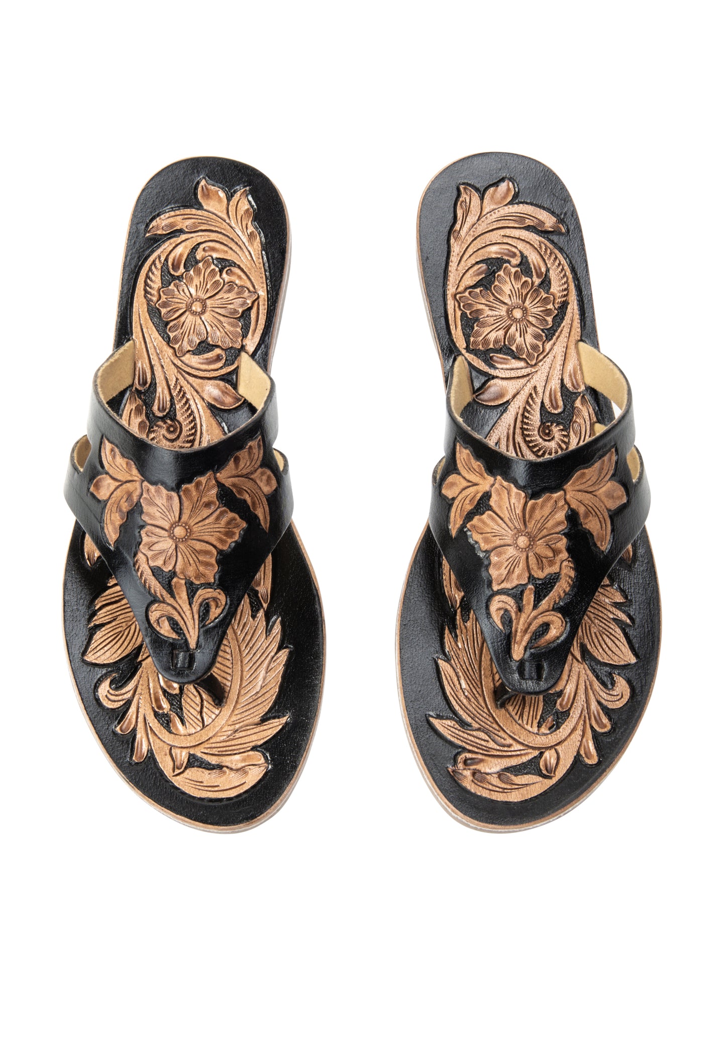 usha FESTIVAL Women's Leather Sandals