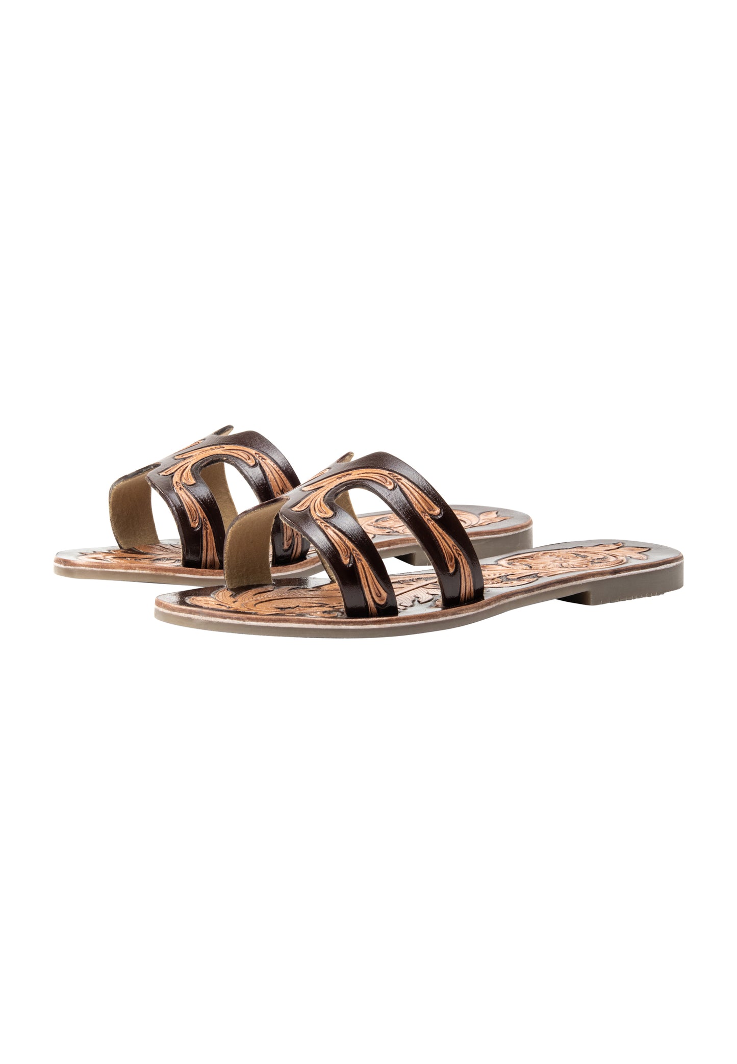 usha FESTIVAL Women's Leather Sandals