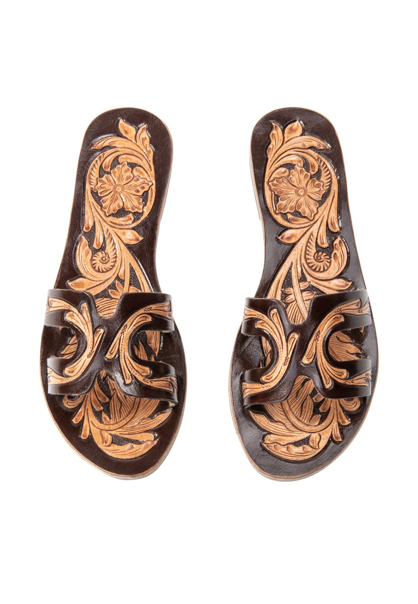 usha FESTIVAL Women's Leather Sandals