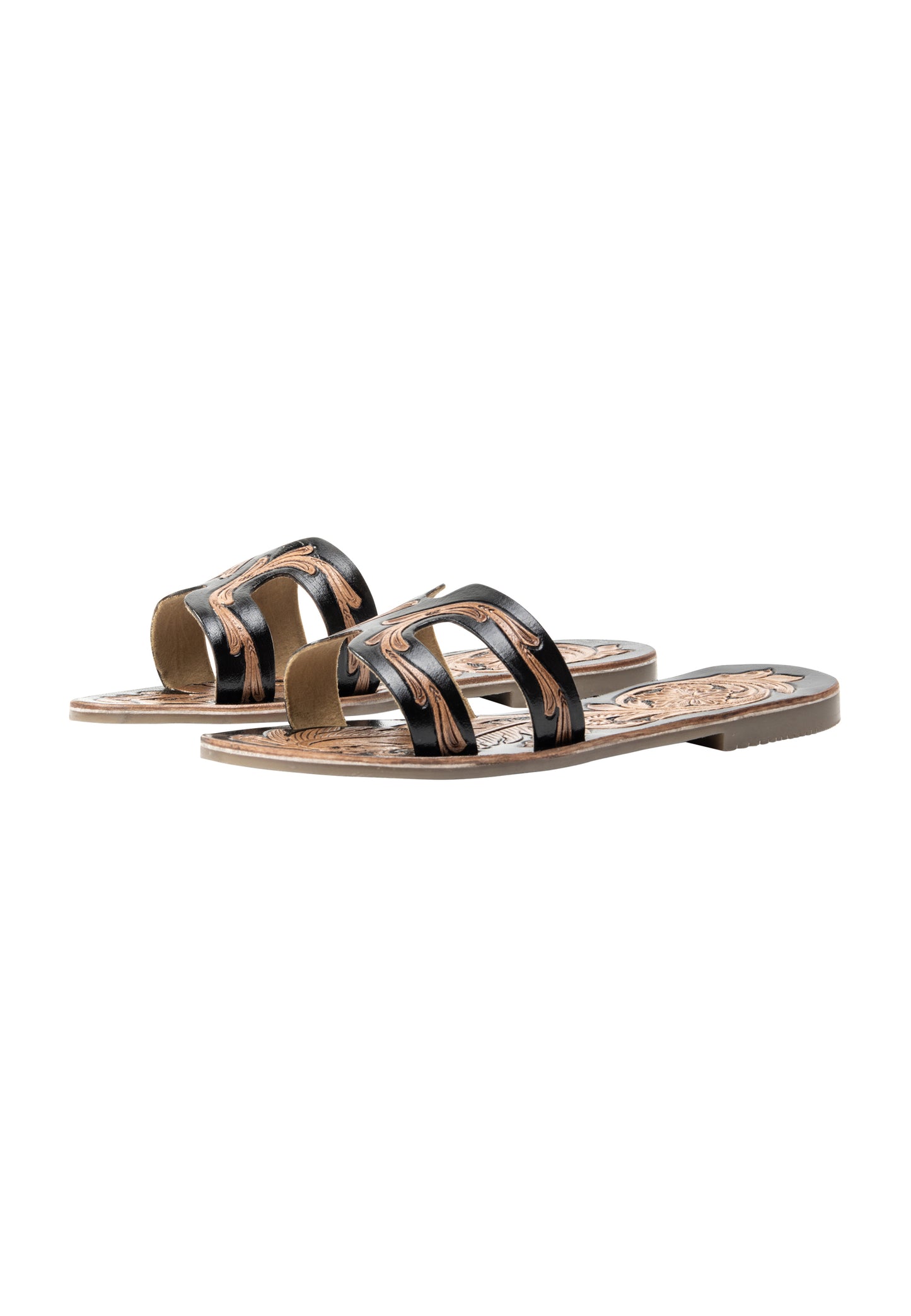 usha FESTIVAL Women's Leather Sandals