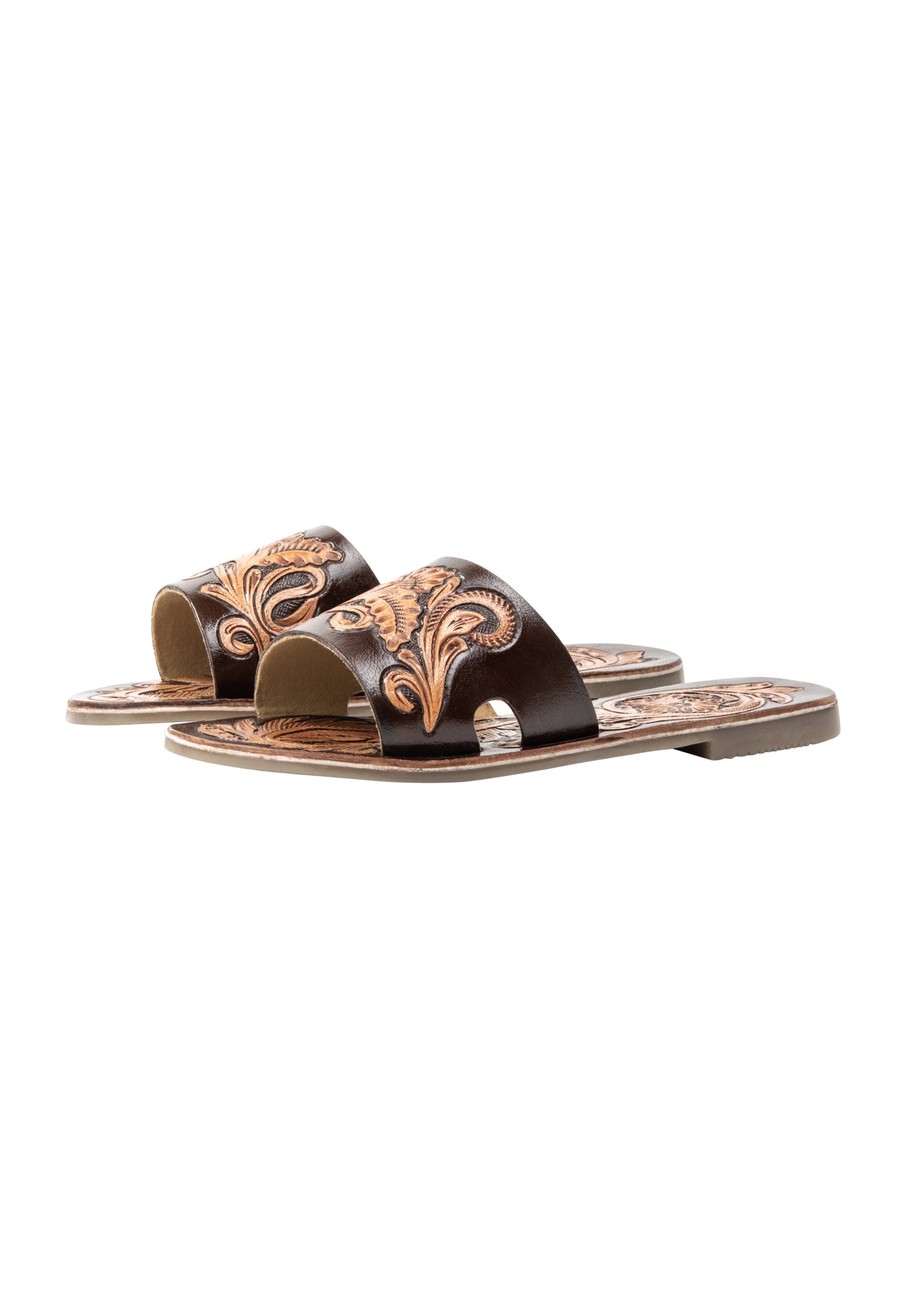 usha FESTIVAL Women's Leather Sandals