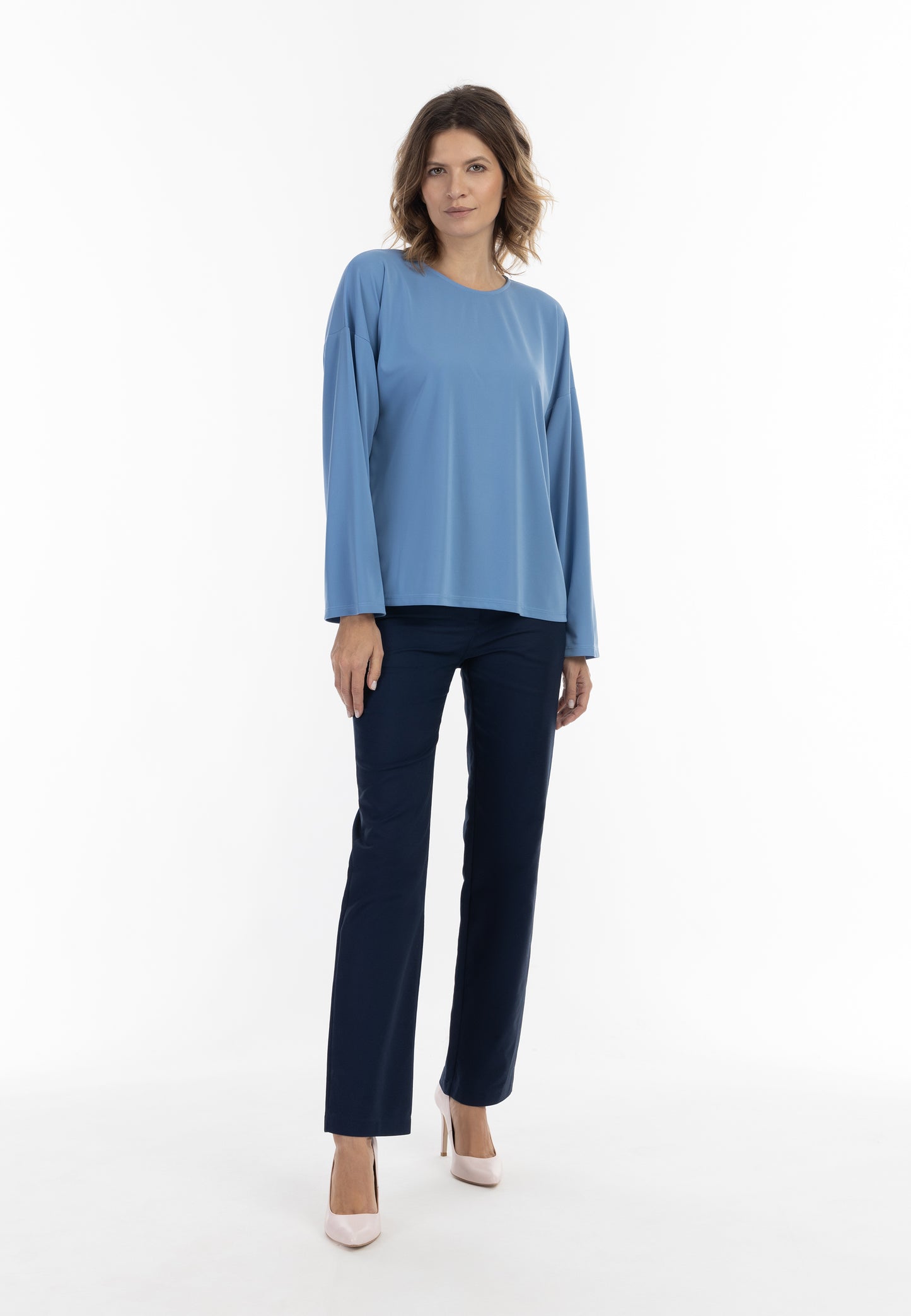 usha BLACK LABEL Women's Long Sleeve Blouse
