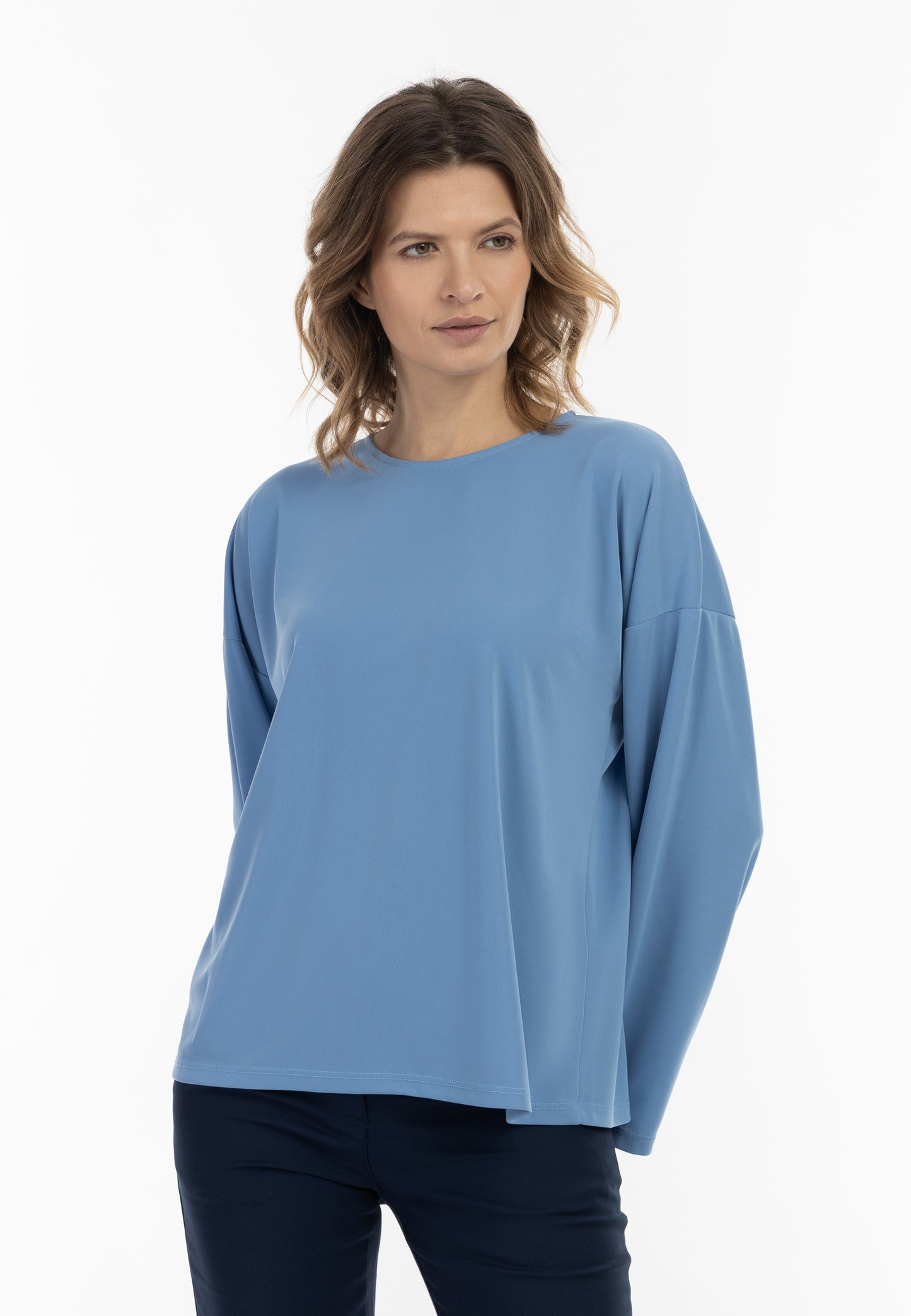 usha BLACK LABEL Women's Long Sleeve Blouse