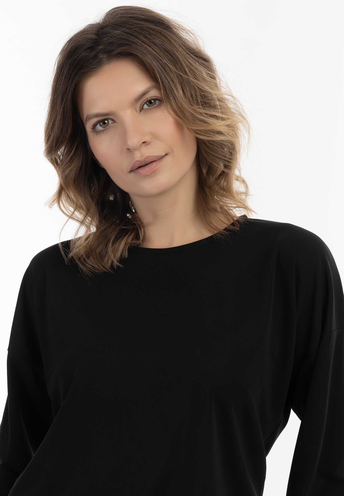 usha BLACK LABEL Women's Long Sleeve Blouse
