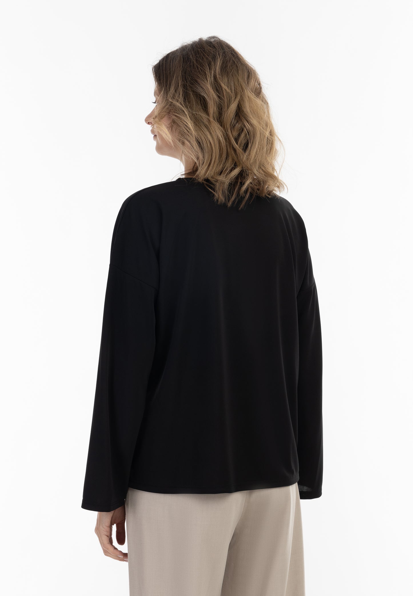 usha BLACK LABEL Women's Long Sleeve Blouse