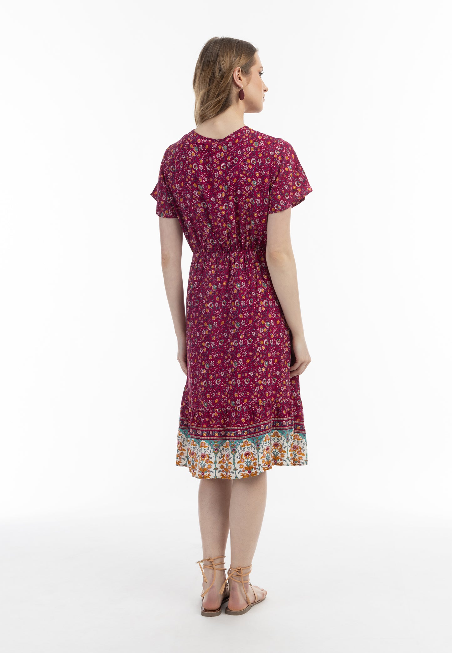usha FESTIVAL Women's Summer Dress