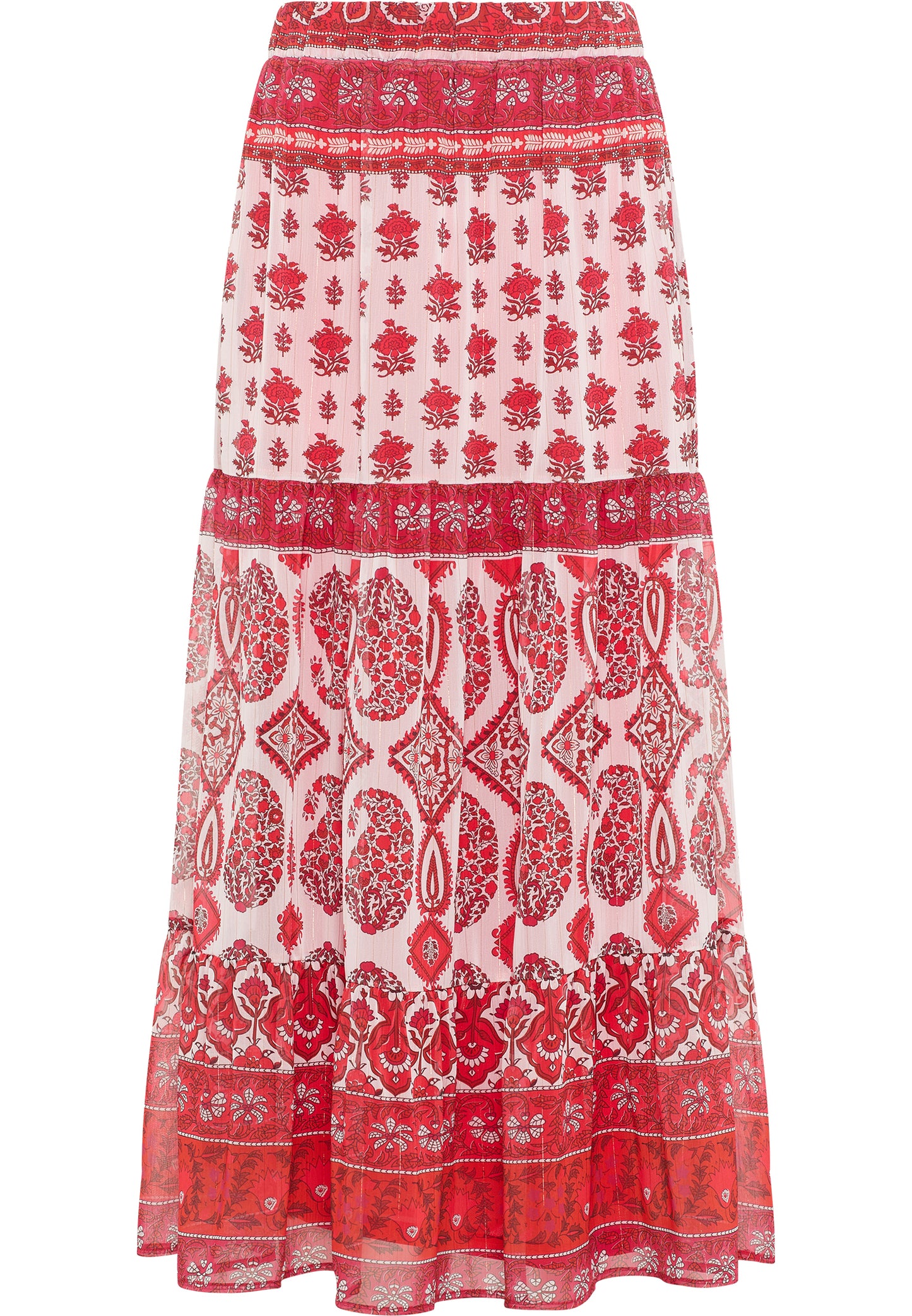 usha FESTIVAL Women's Tiered Skirt