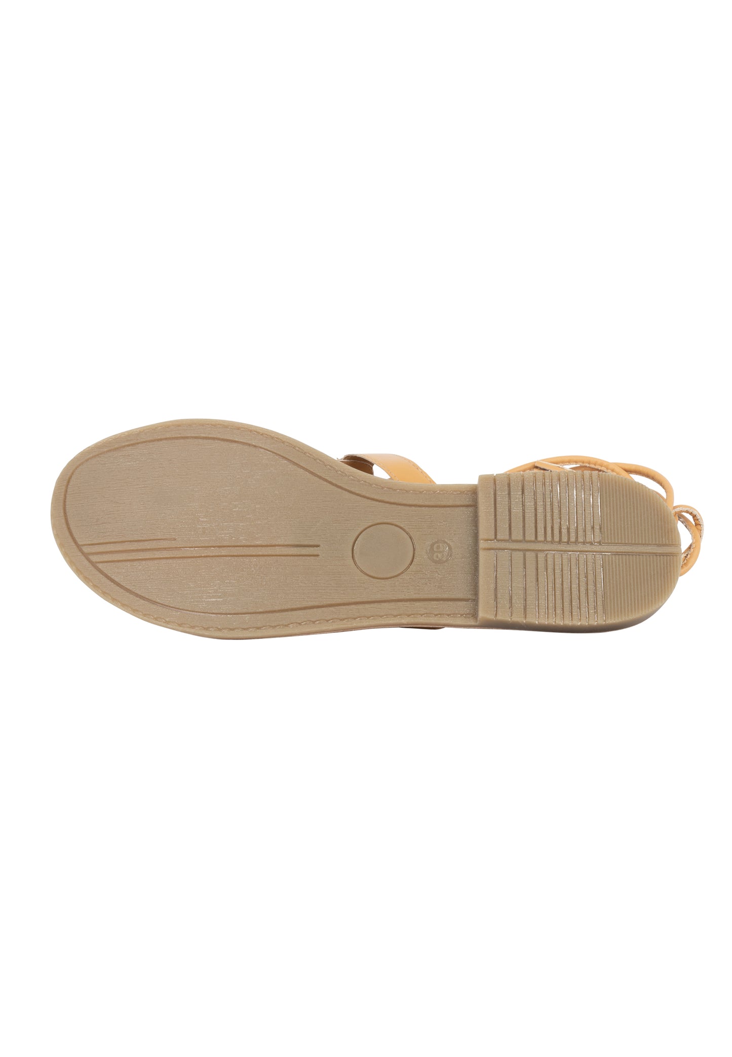 usha FESTIVAL Women's Roman Sandal With Stone Trimmings