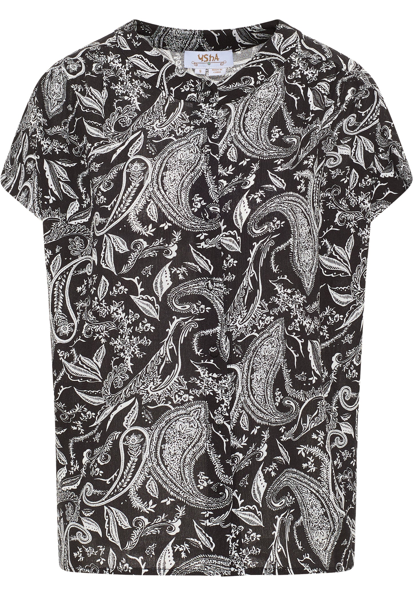usha FESTIVAL Women's Short Sleeve Blouse